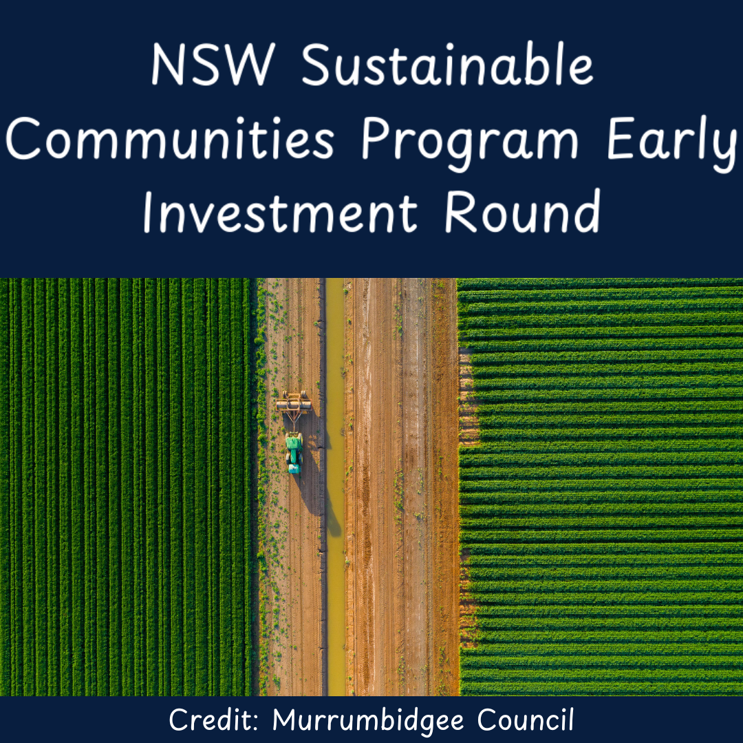 NSW Sustainable Communities Program Early Investment Round — Regional ... - Sustainable Community Programs