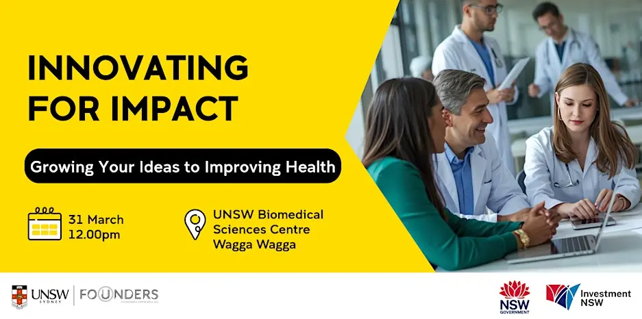 Innovating for Impact Workshop – supporting growth of innovative ideas to improve health.