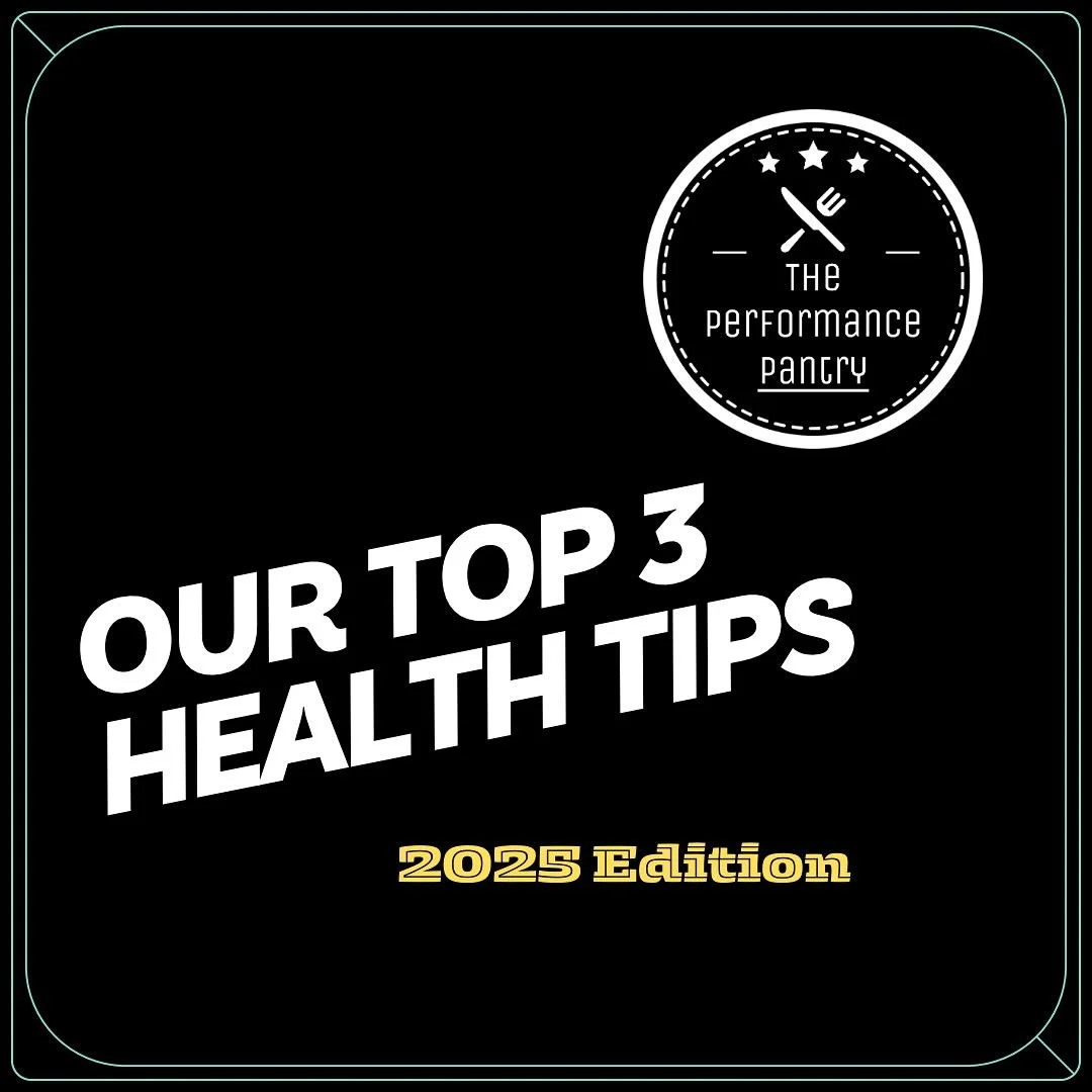 Looking to improve your health this 2025? 🙋🙋&zwj;♀️🙋&zwj;♂️

Here&rsquo;s our take on it with our Top 3 Tips - yup, only 3 and no BS, keep it simple peeps! It doesn&rsquo;t have to be complicated! Here&rsquo;s to some great health &amp; performanc