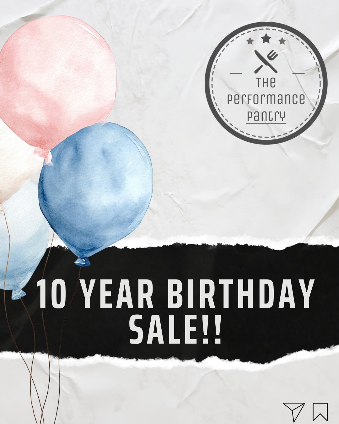 🎉2026 - 10 years old - Happy Birthday to us 🥳 To recognise the occasion we are offering $30 off all new appointments until 28th Feb. Limited availability so get in quick!! Booking link in bio 👆 #birthdaydaysale #performancenutritionteam #sportsnut