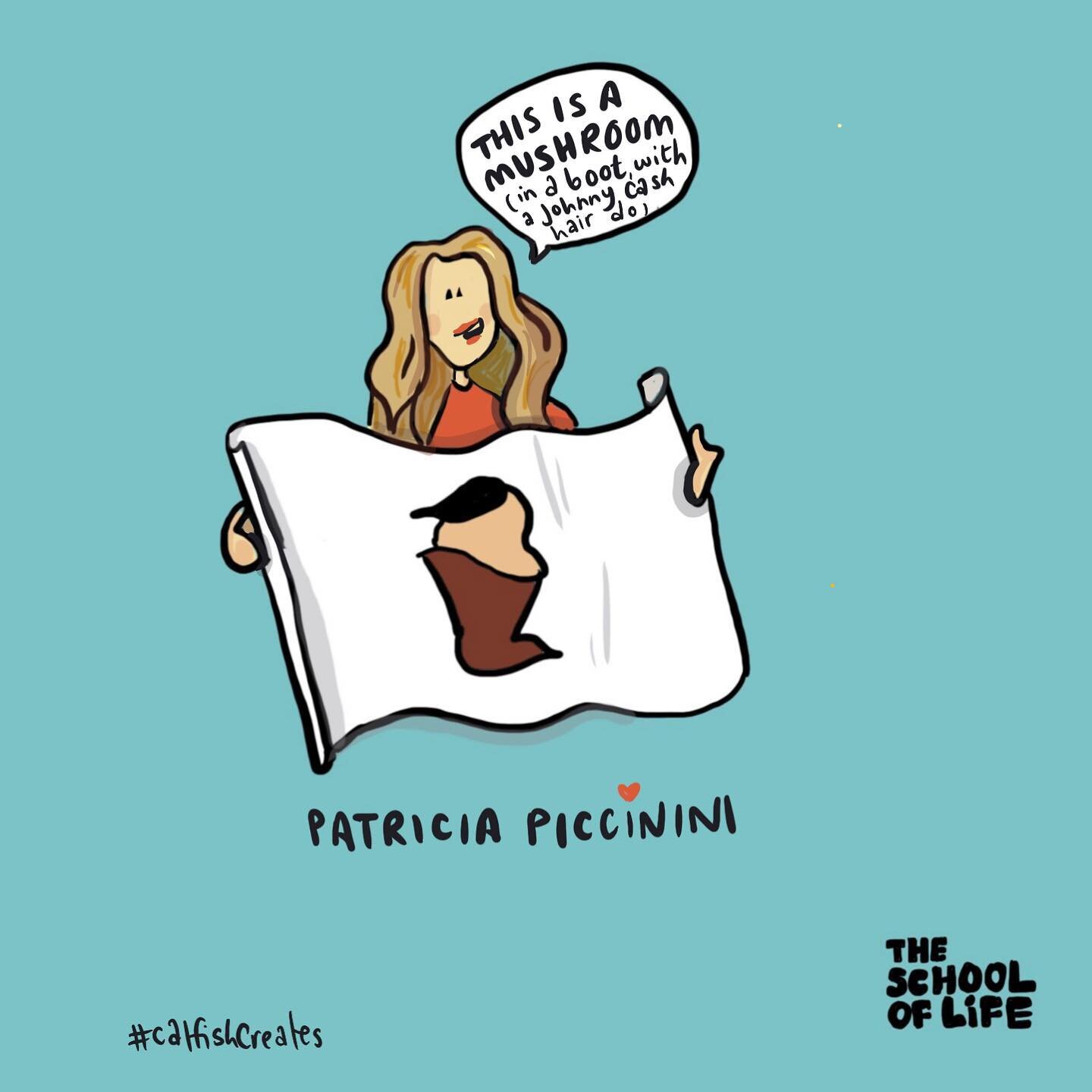 When you&rsquo;re looking through 👀 your library of sketches and find the most random little anecdotes! #catfishcreates @patricia.piccinini 2018 talk at @school____of____life