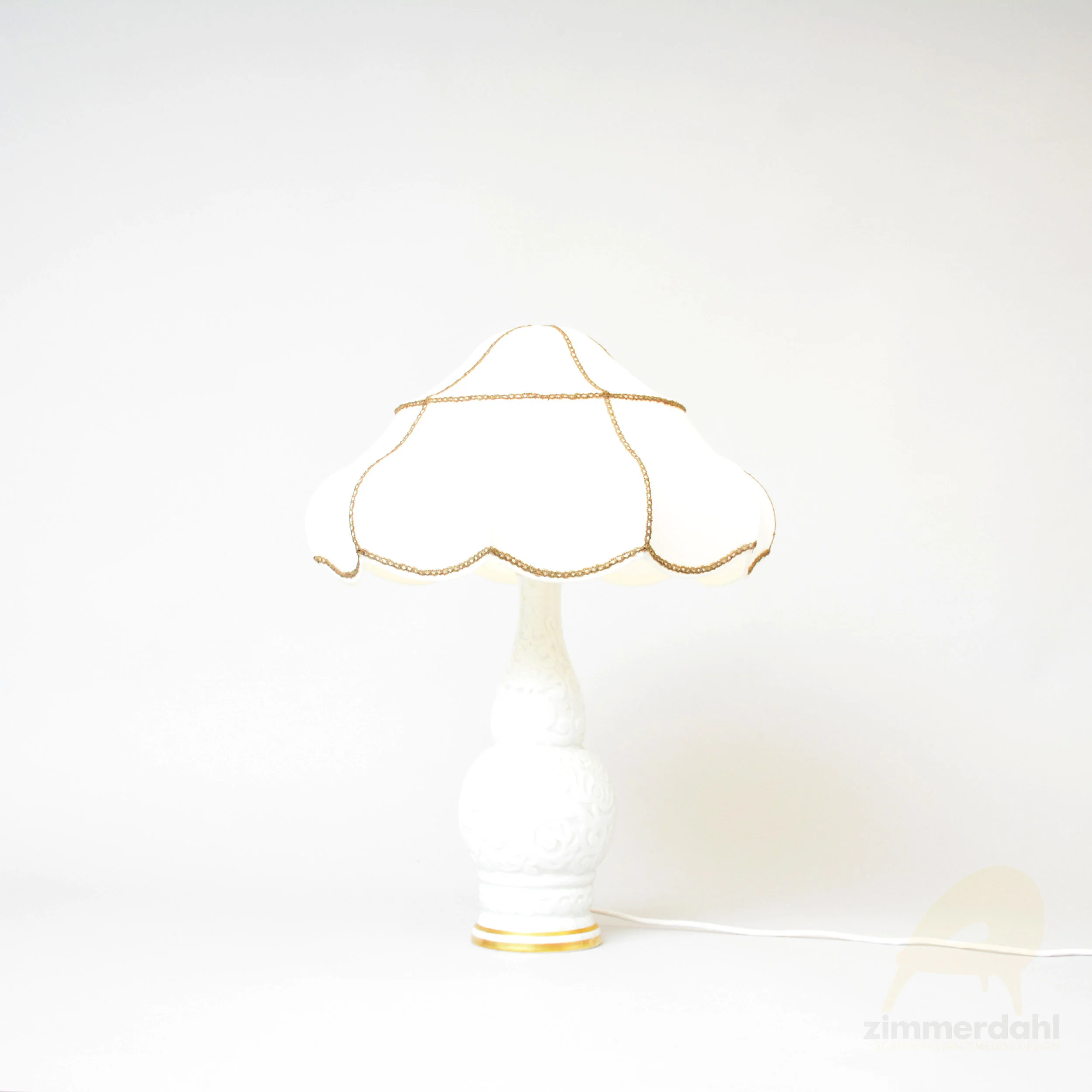 Porcelain Table Lamp by Nils-Emil Lundström for Rörstrand, Sweden