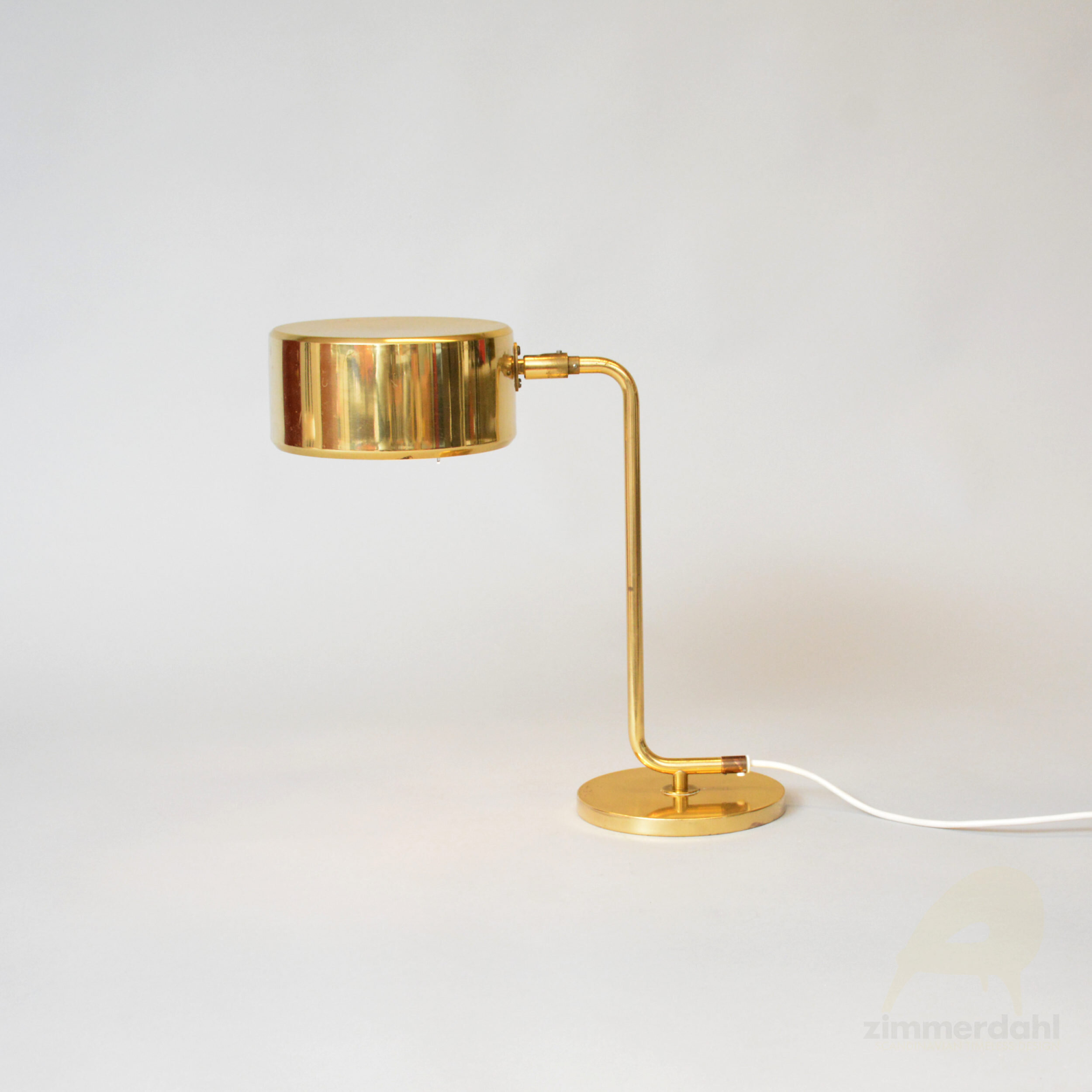 Brass table lamp by Anders Persson for Atelje Lyktan, Sweden.