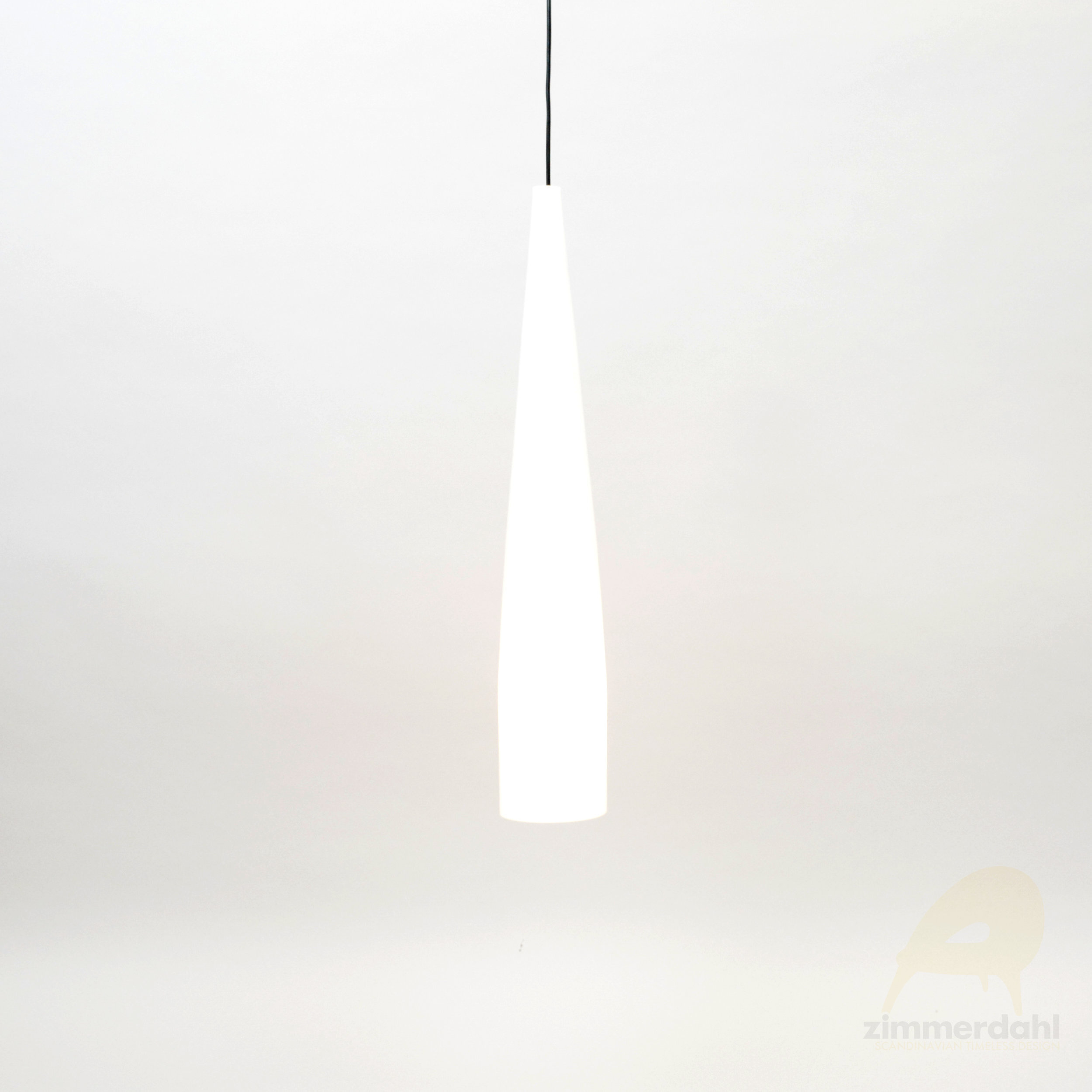 Glass Ceiling Lamp by Alessandro Pianon for Vistosi, Italy