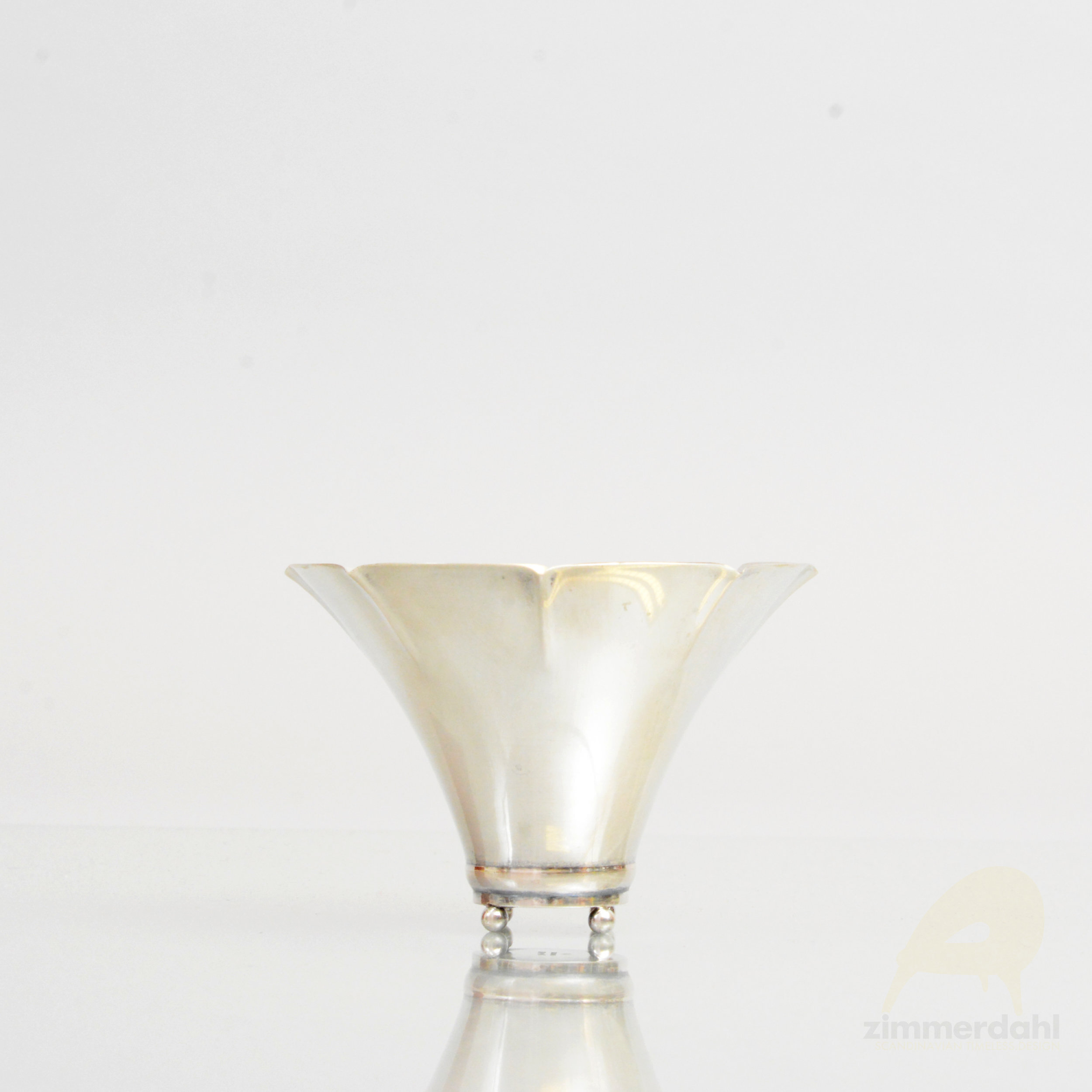 Early Silver Bowl by Wiwen Nilsson, Sweden