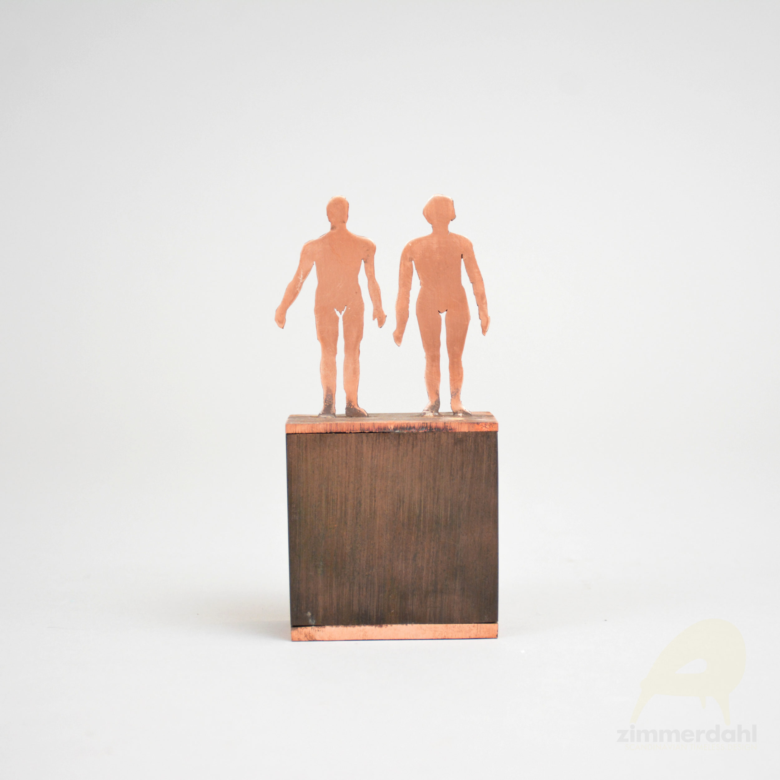 Sculpture Adam & Eva by Alf Olsson, Sweden