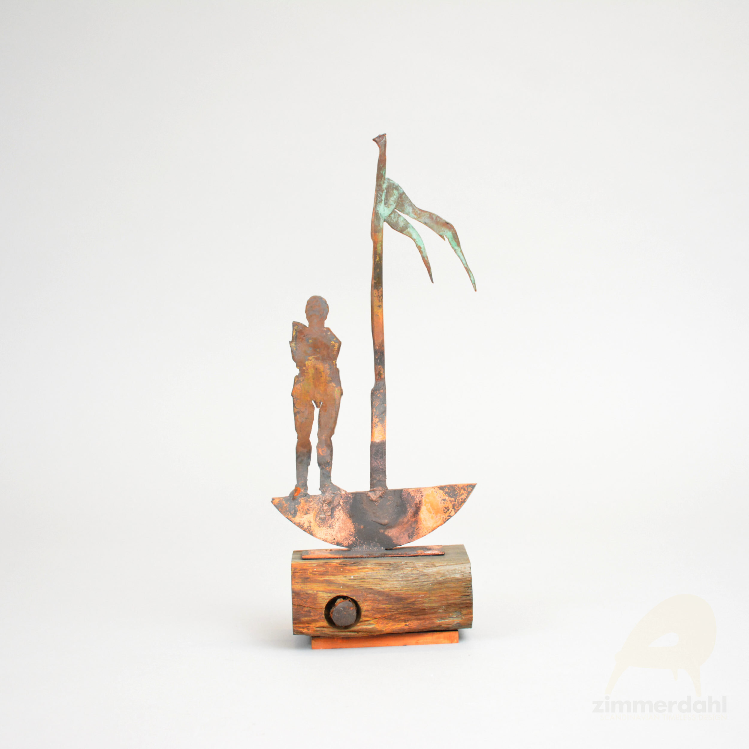 Sculpture Den gamle & havet by Alf Olsson, Sweden