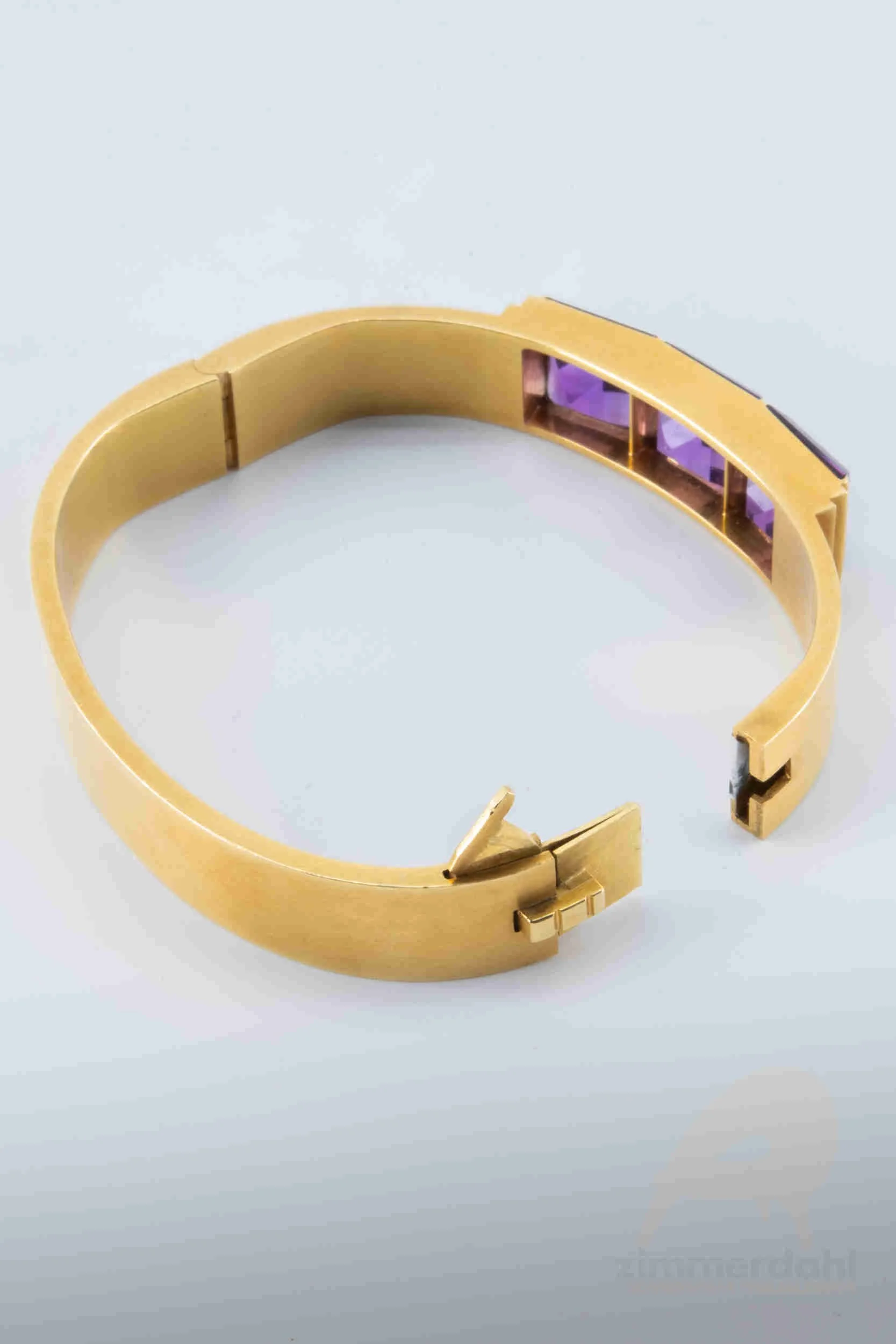 JE 0392 07 Bracelet Gold Amethyst Wiwen Nilsson Sweden Scandinavian Timeless Design.jpg