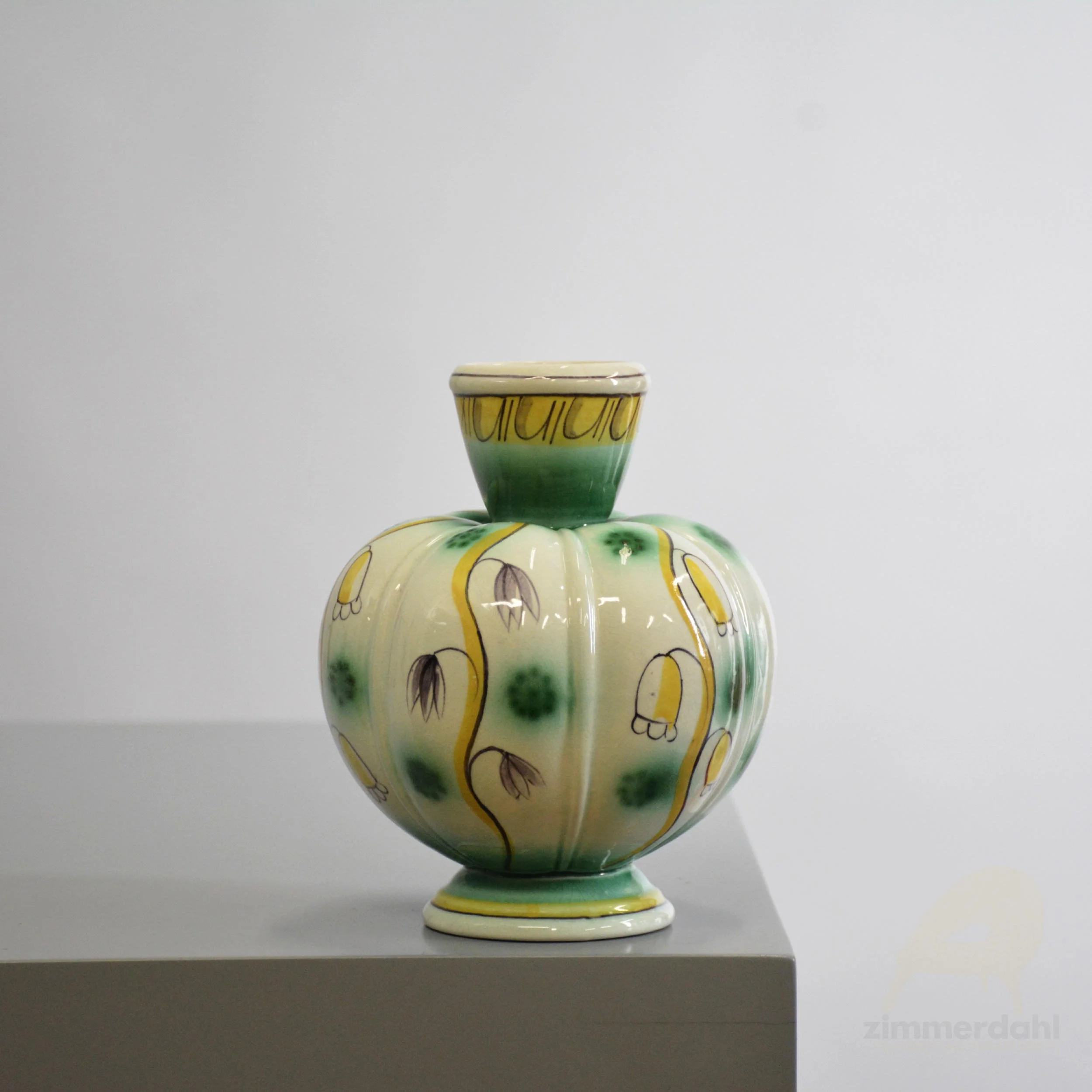 CE 0237 02 Ceramic Vase Arthur Percy Gefle Sweden Scandinavian Timeless Design.jpg