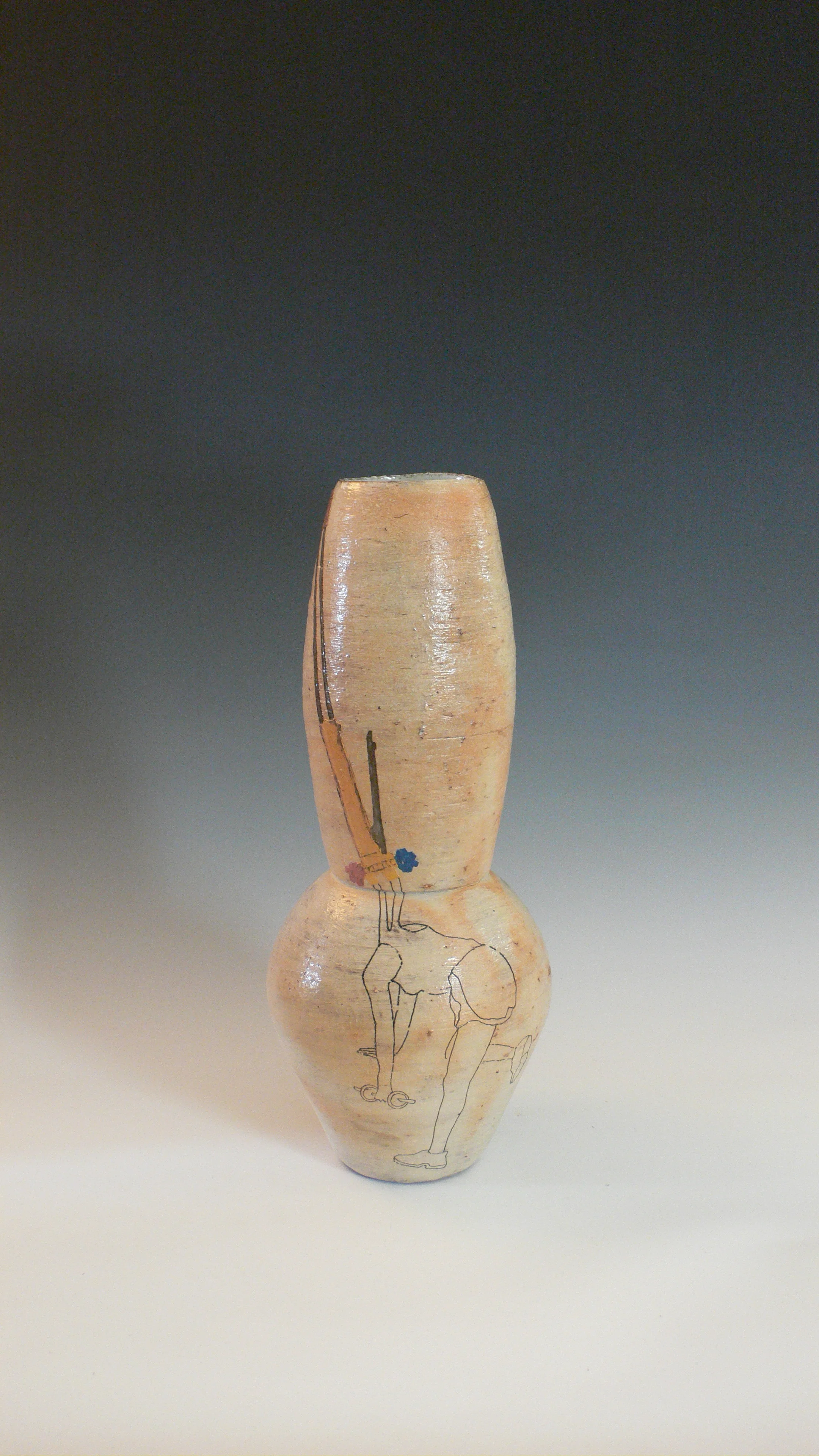 Miss gas-axe lifting weights