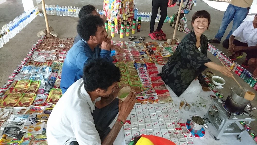 RecyclabiliTEA@ Lospalos, Timor-Leste