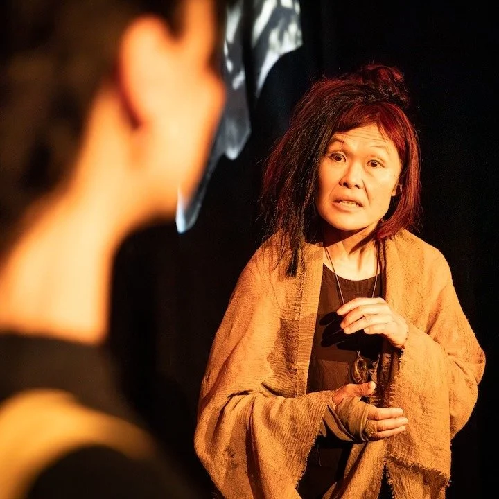 The show 「MOONGAZING 月を見る夜」 by Maki Morita has opened at LAMAMA!!🎉🔥
（日本語下にあります）

We&rsquo;re doing 20 shows (OMG!), and I&rsquo;m performing as an ancient/futuristic woman, Chie, with a touch of Butoh-ing(!). It&rsquo;s been an amazing experience t