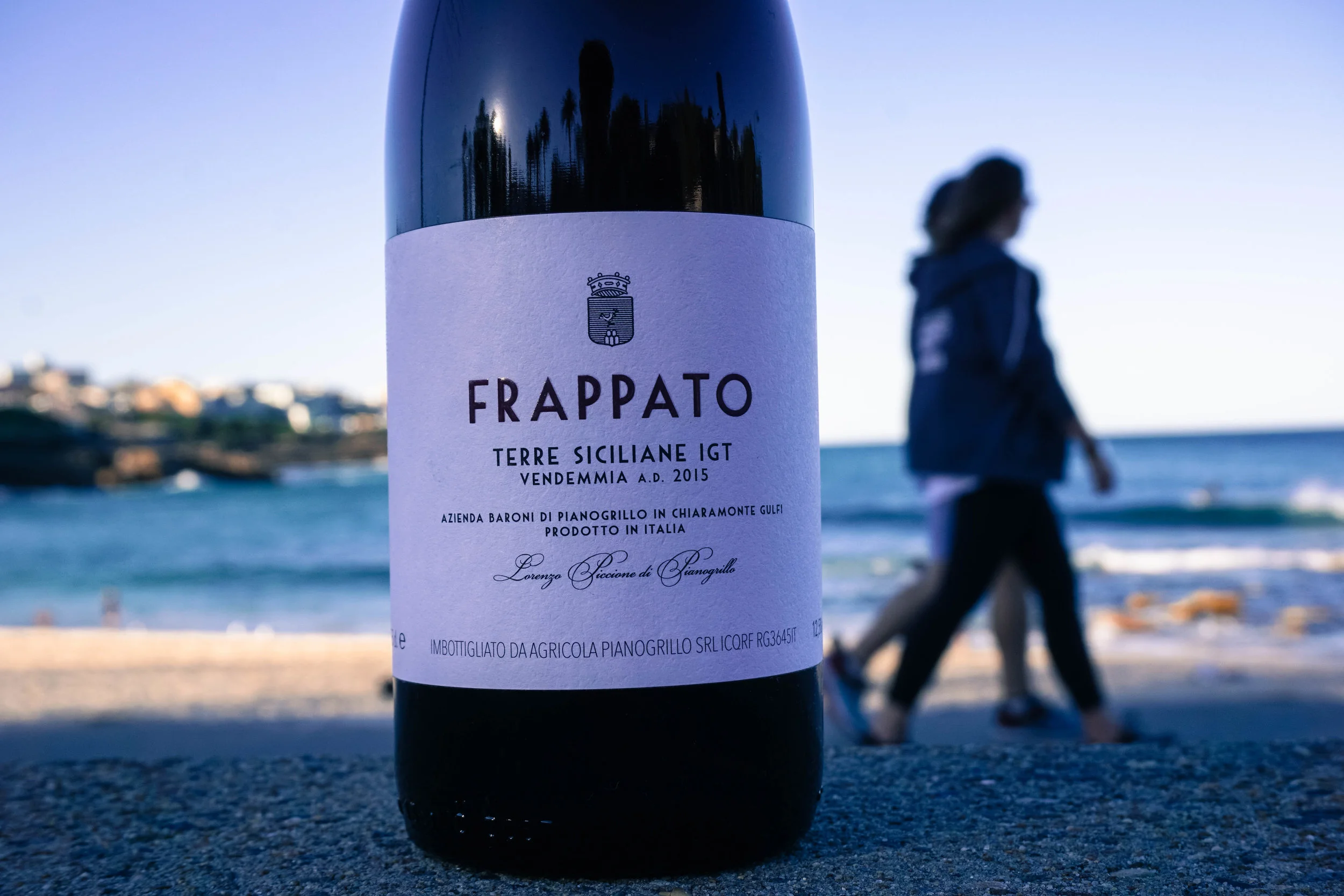 2015 ~ Baroni di Pianogrillo - FrappatoCertified OrganicBetween 10yr and 20yr old Frappato Vines from 450m elevation on marl soils, handpicked, destemmed and macerated for 10 days, zero punch downs and occasional battonage. The resulting wine is sen…