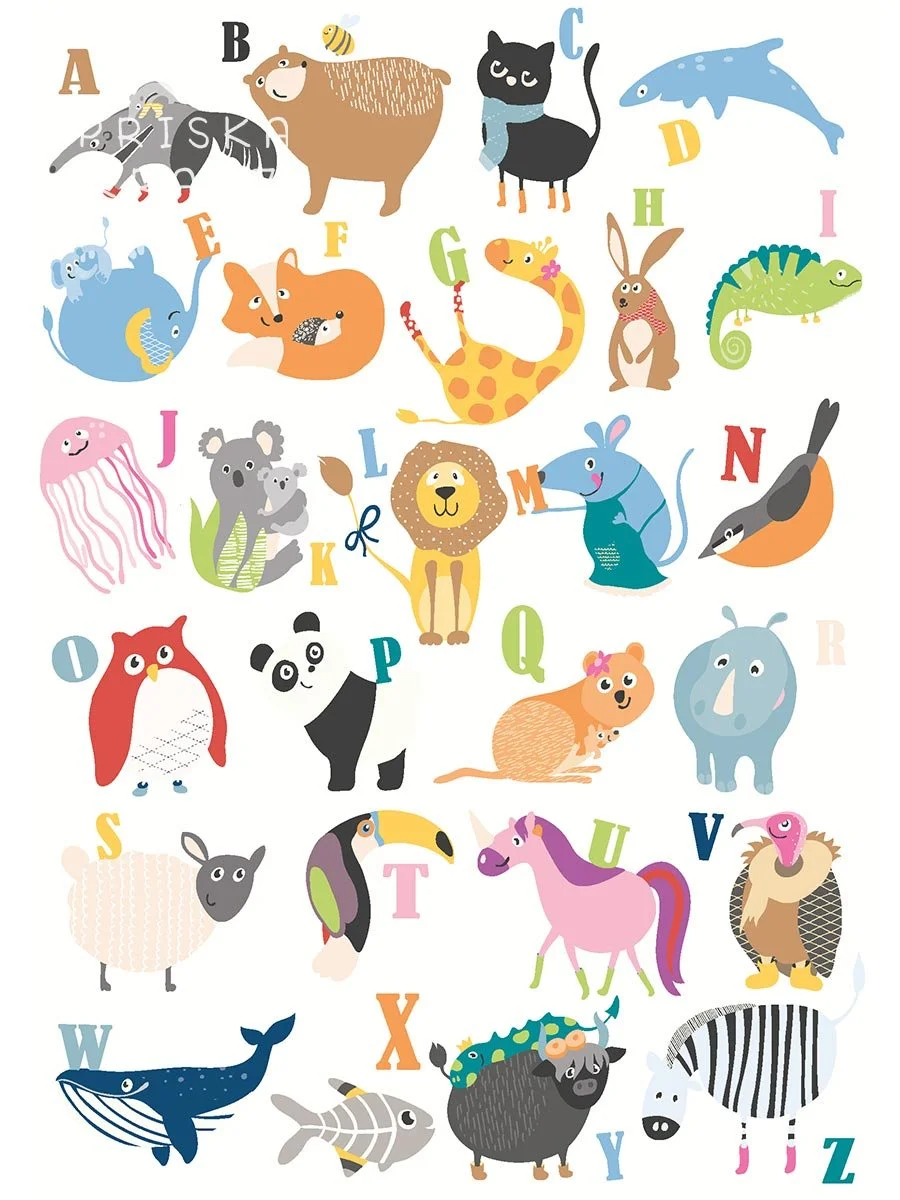 Where is the Bee? Animal ABC and Repeating Pattern Design