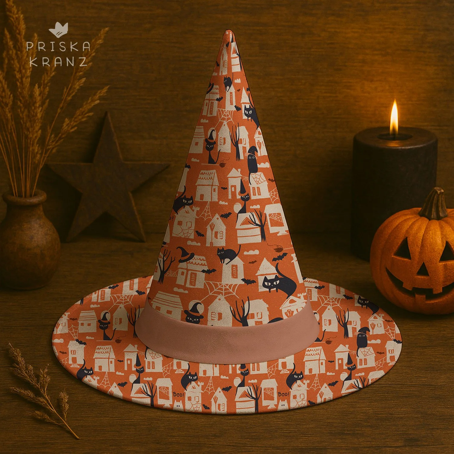 retro_halloween_witch_hat_priskakranz_illustration_20250723.jpg
