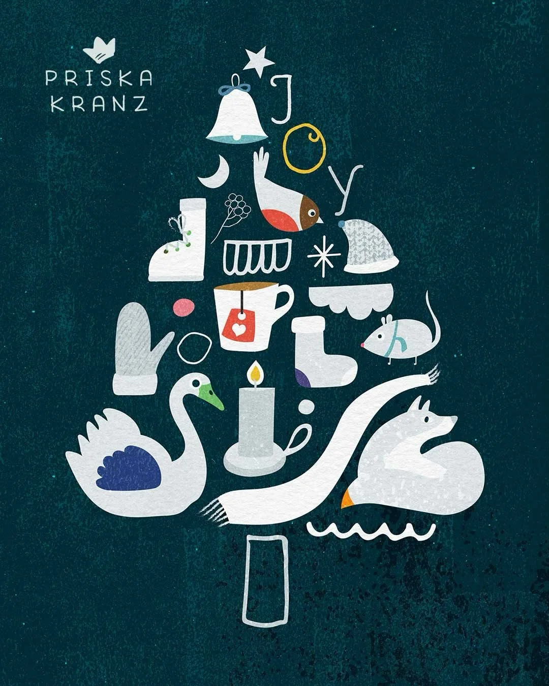 The white tree for prompt six of #jehanestwelvedays by @jehane_ltd 🎄 I had limited time for this piece, but still enjoyed the process and may revisit it later. 
.
#jehanestwelvedays2025 #jehanestwelvedayswhitetree #surfacedesigner #surfacedesigns #c