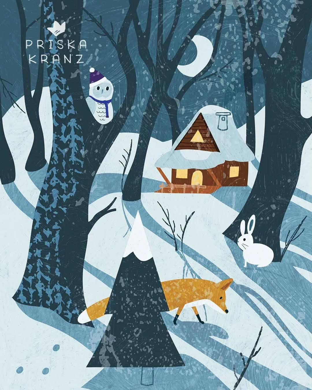 When there is no snow outside, it&rsquo;s great to immerse oneself in such scenery by drawing ❄️ Snowy sanctuary is for prompt 11 of jehanestwelvedays by @jehane_ltd and her wonderful artists 🎄
.
#jehanestwelvedays2025 #jehanestwelvedayssnowysanctua