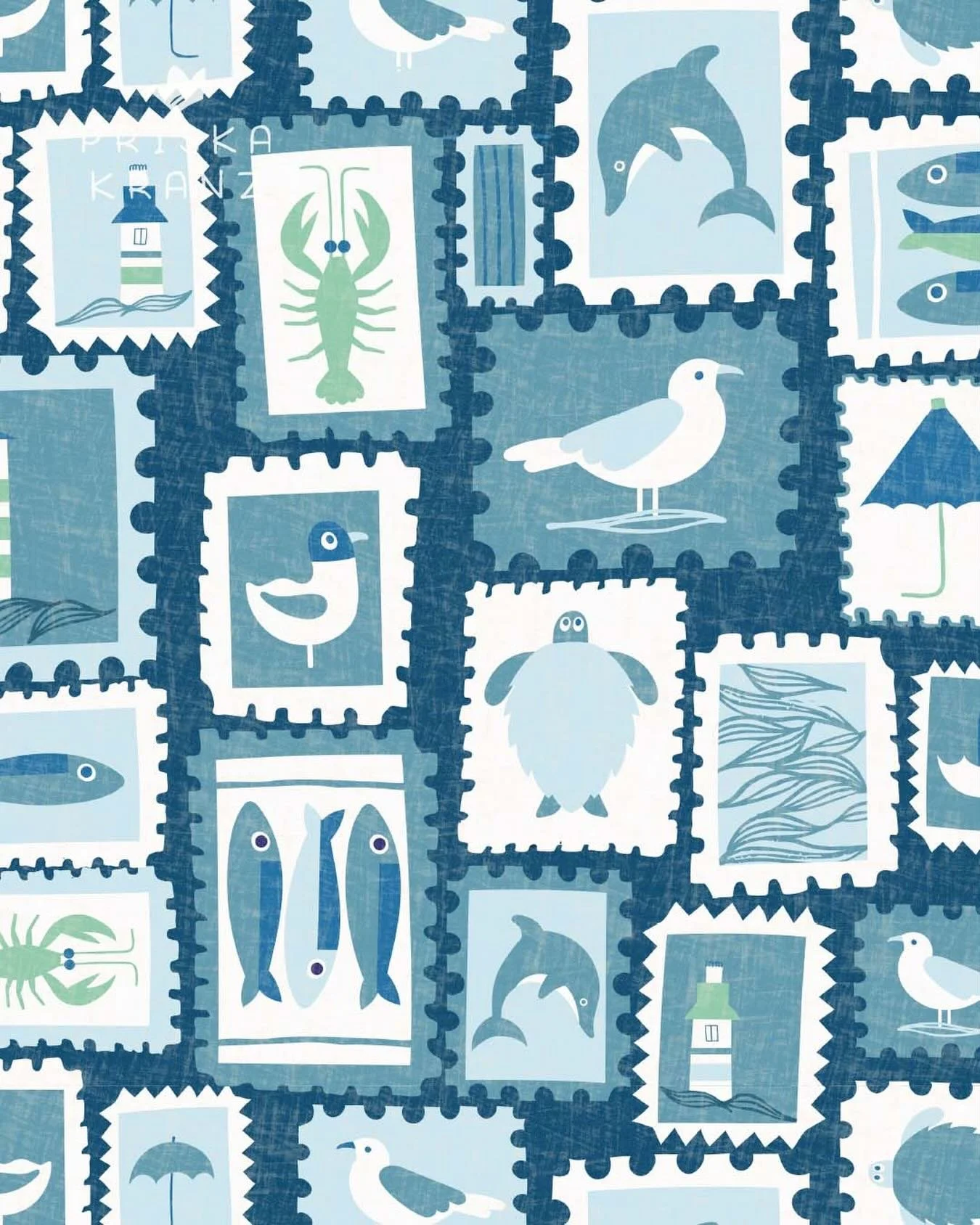 What&rsquo;s typical coastal for you? 🩵🐳 
.
#repeatingpattern #spoonflowerdesigner #coastalpattern #cutepatterns #surfacepatterndesigns