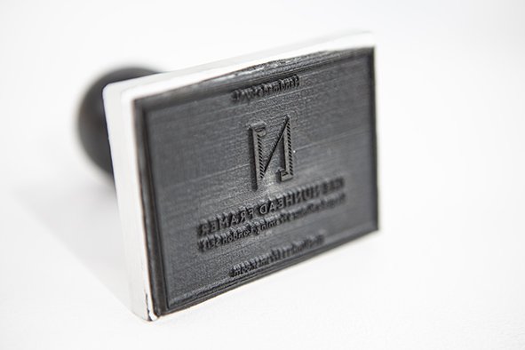 The Nunhead Framer’s maker’s stamp
