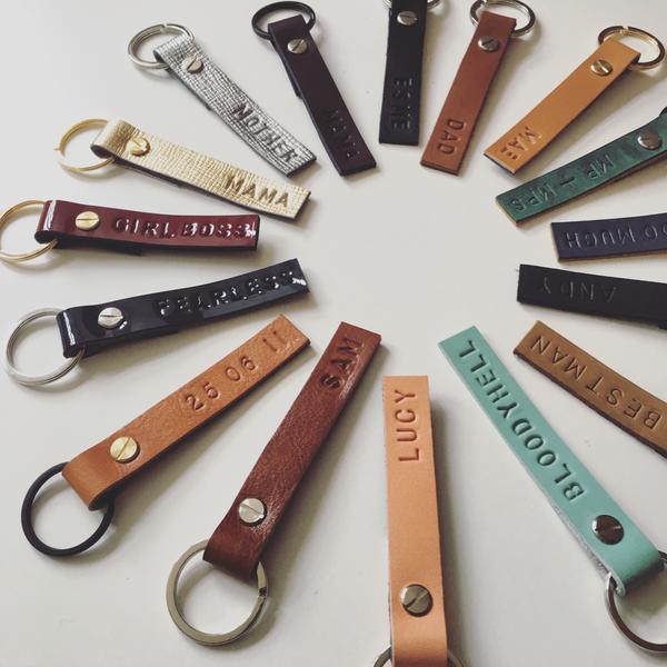 Konoc - Personalised Leather Keychains