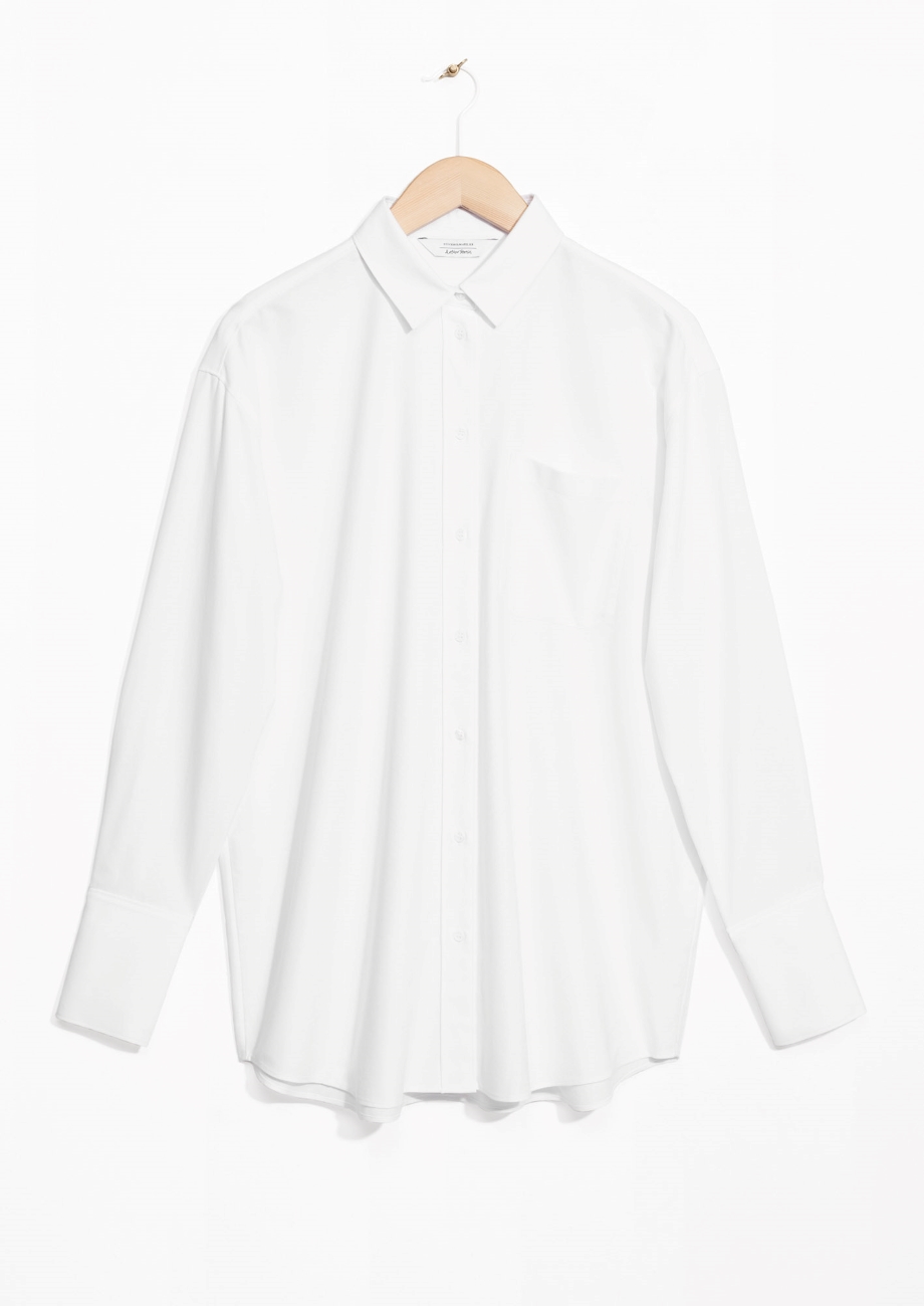 & Other Stories Oversized White Shirt