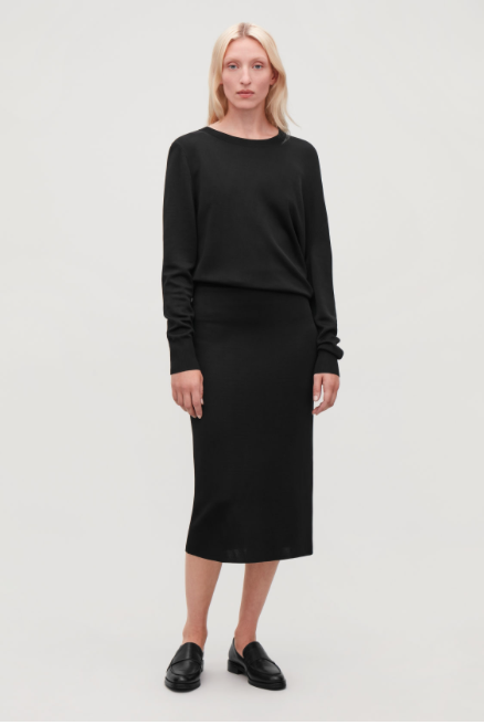 COS Stretch-knit Pencil Skirt