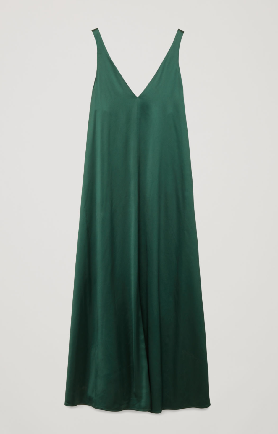 COS Green Satin Dress