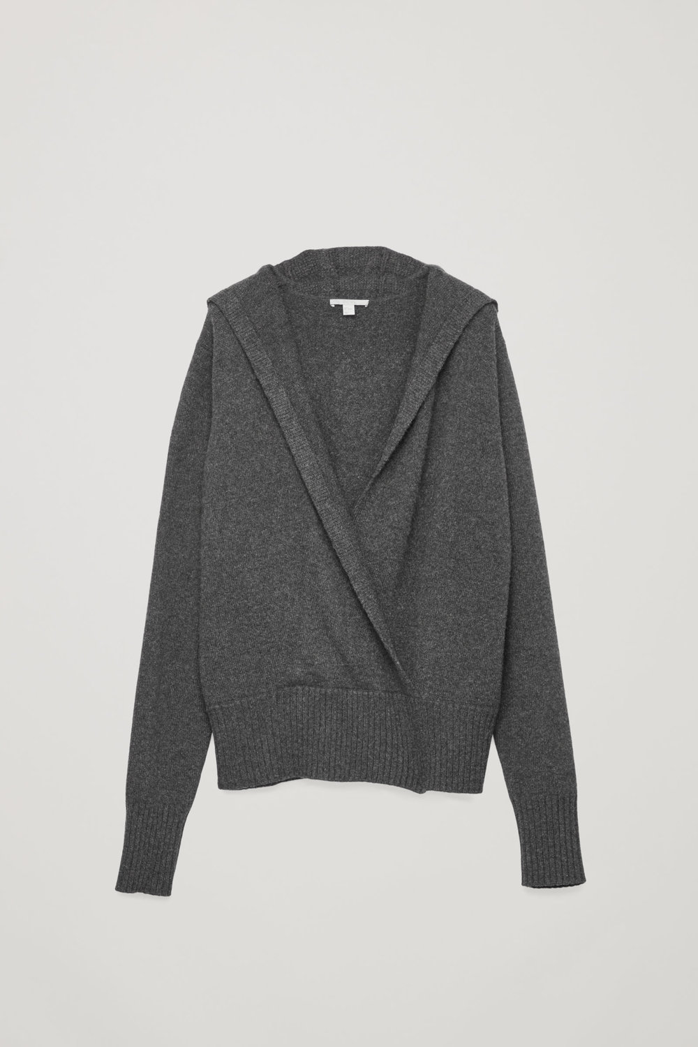 COS Cashmere Hooded Jumper