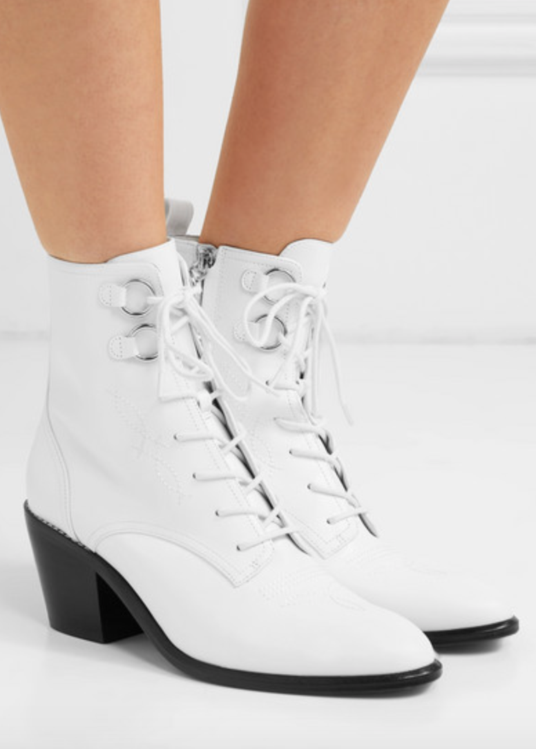 Diane Von Furstenberg Dakota Lace-Up Ankle Boots
