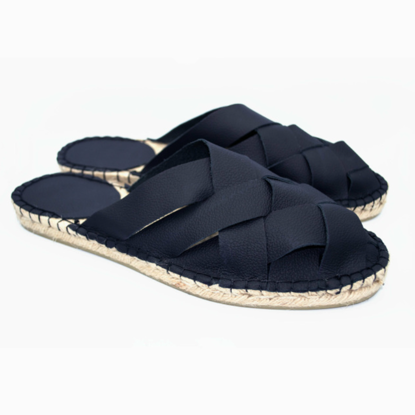 Jutashoes Woven Sandal Black