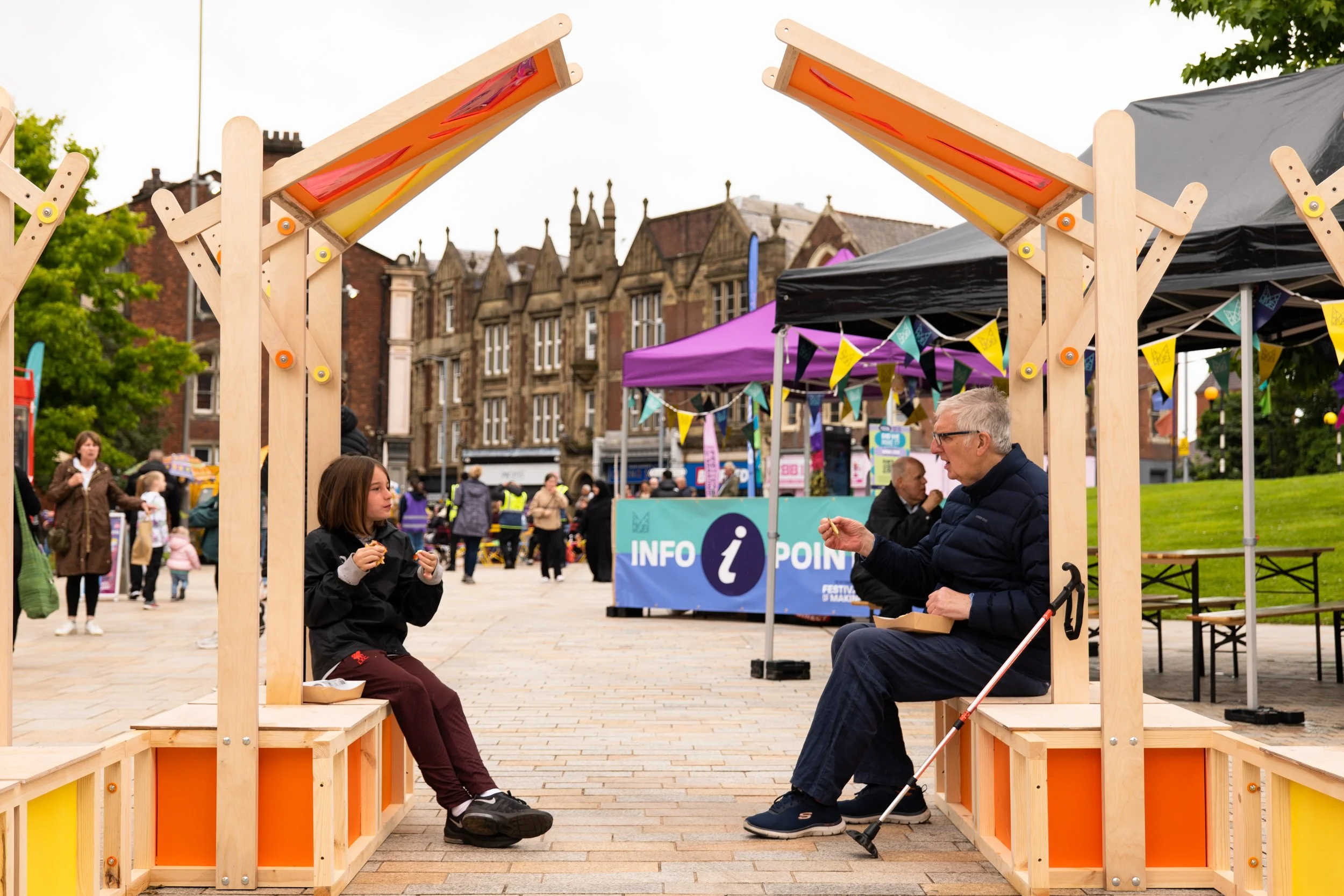Welcome Arch designed and made for the National Festival of Making and Pendle Festival of Culture