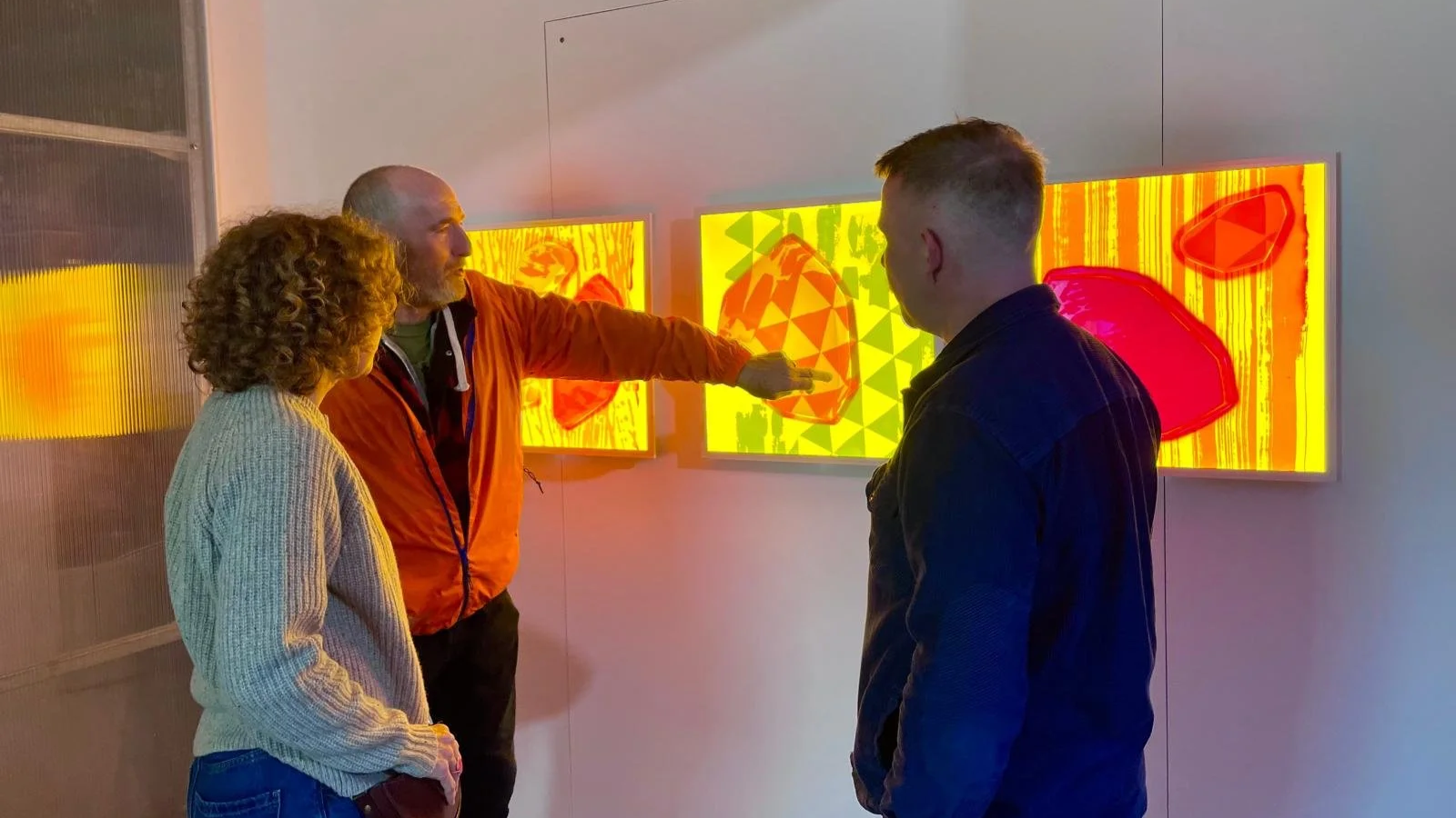 Illuminated artwork created by birmingham designers 