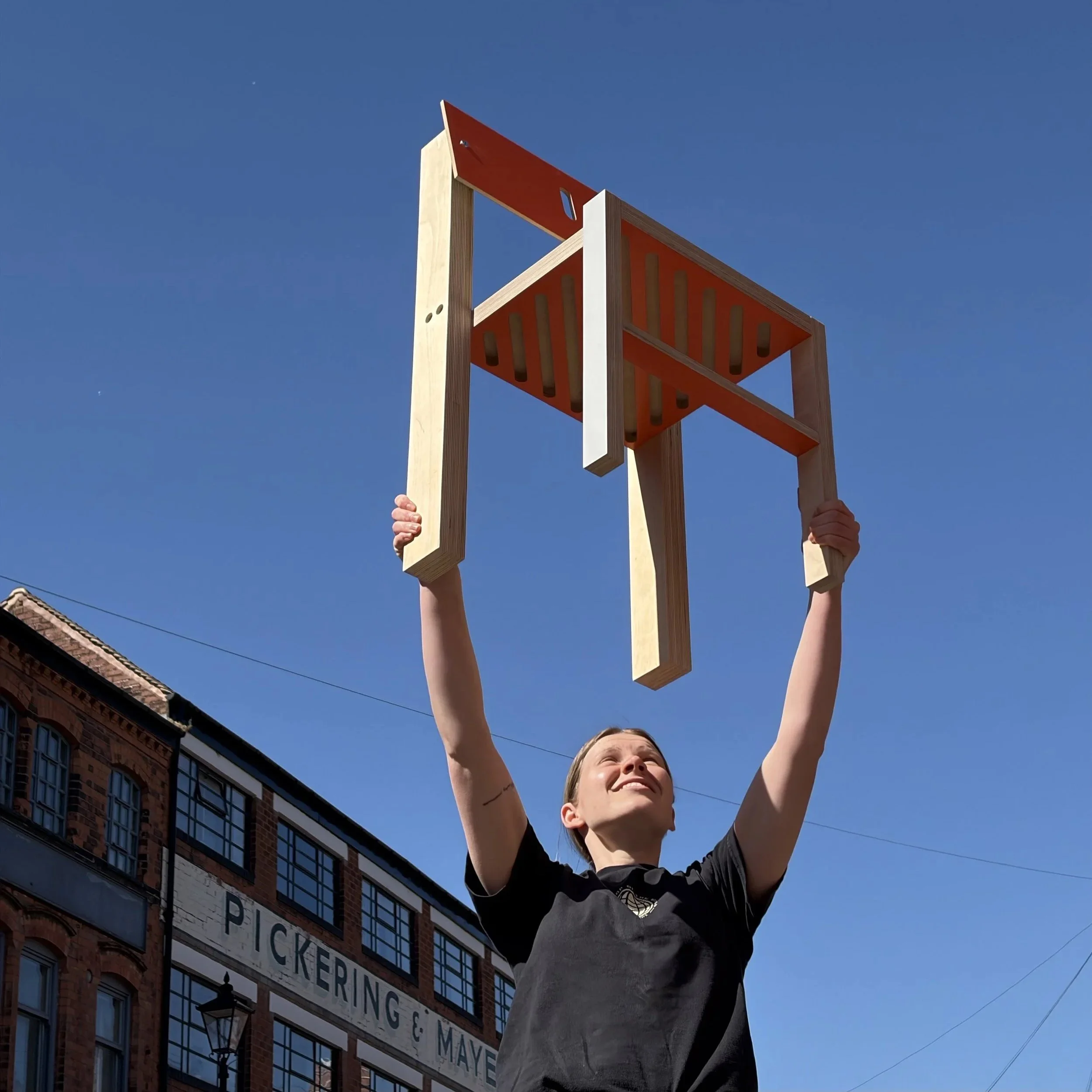 Dual Works chair dontaion for Midlands Art Centre exhbition the Final Bid by Michael Pinsky
