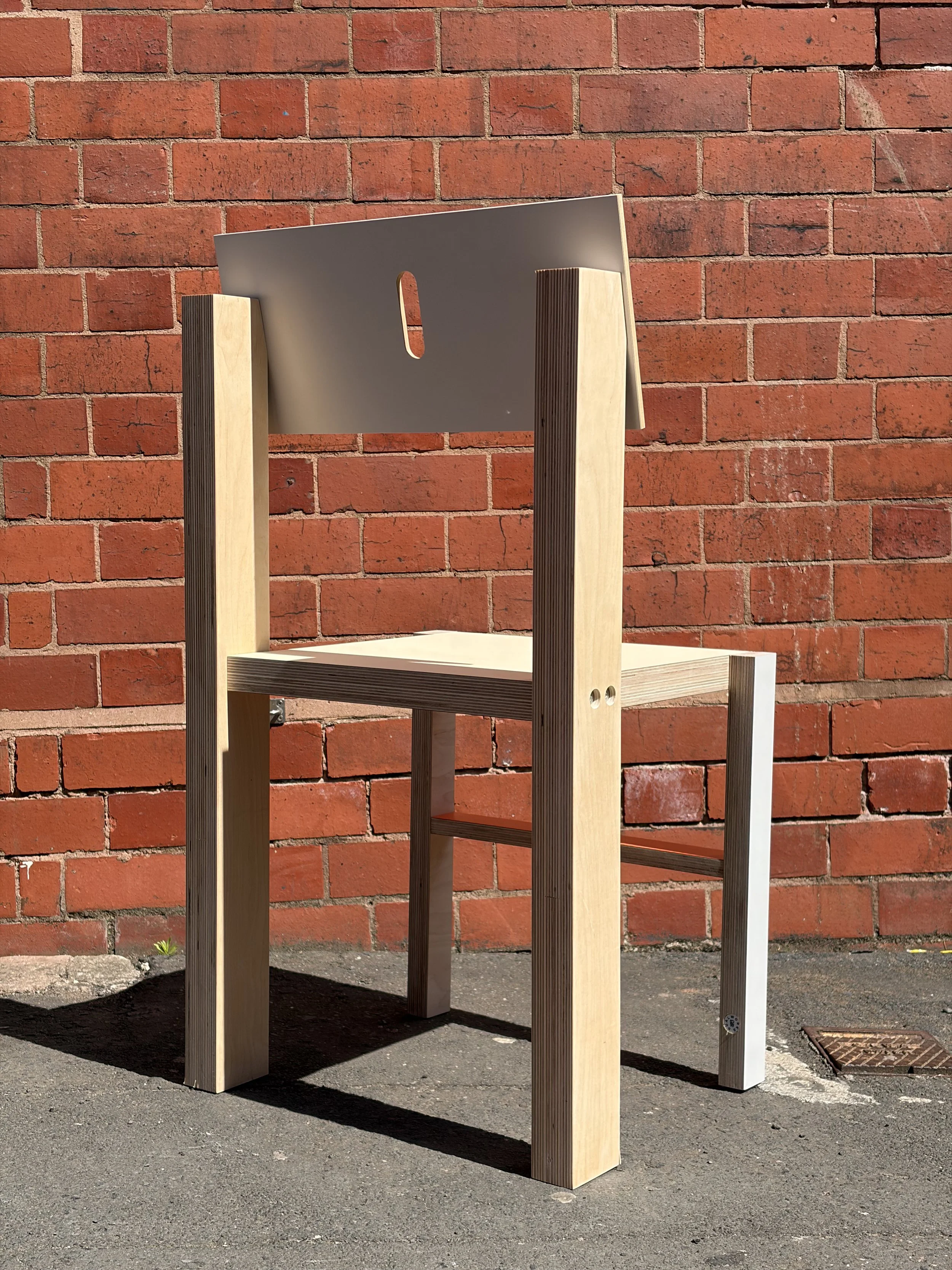 Dual Works chair dontaion for Midlands Art Centre exhbition the Final Bid by Michael Pinsky