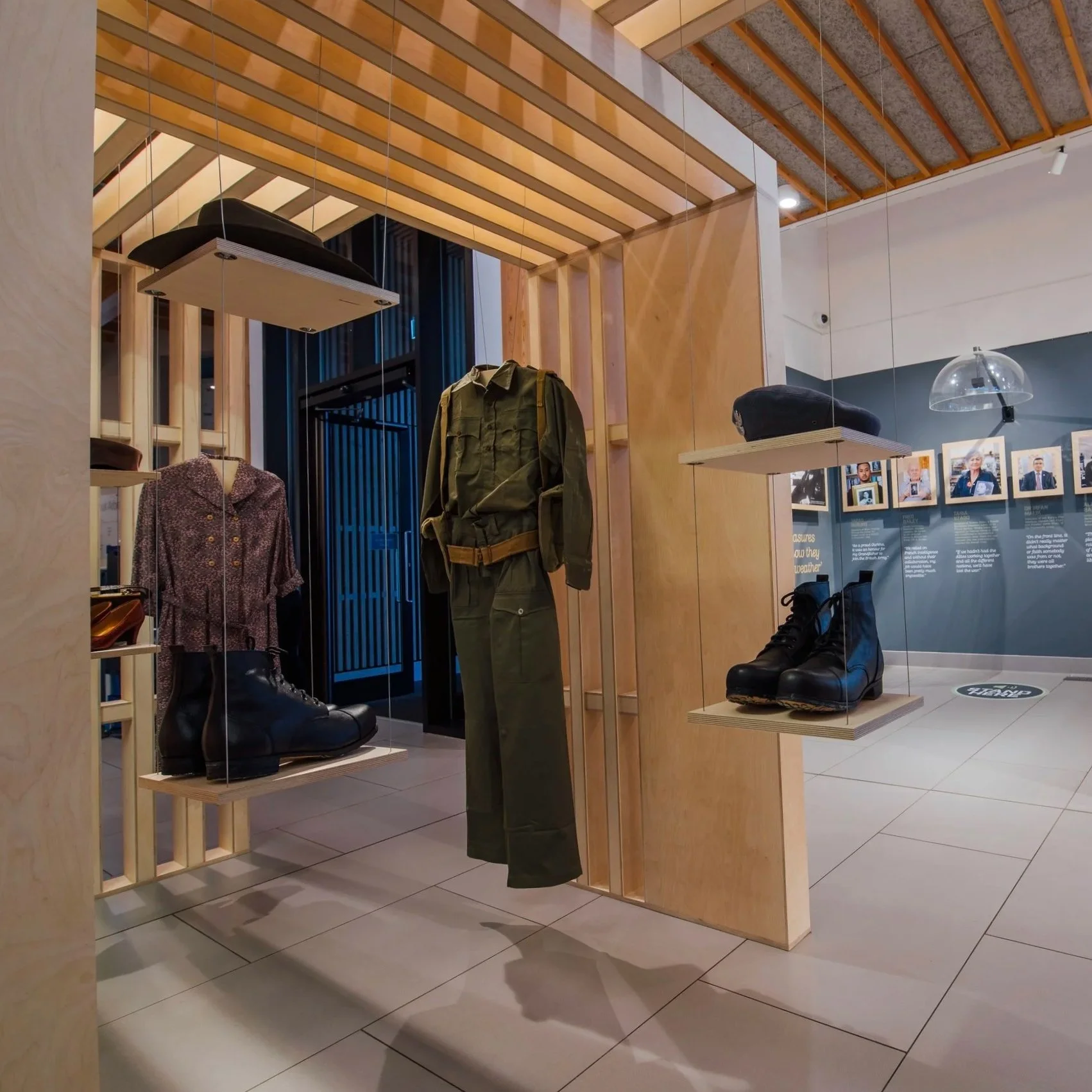 Contemporary plywood pavilion