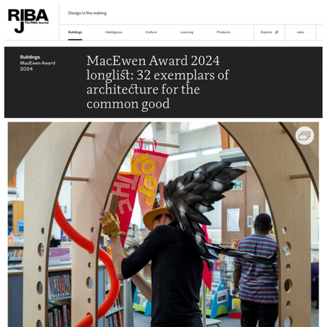 Intervention Architecture x Dual Works longlisted for MacEwan Award 2024
