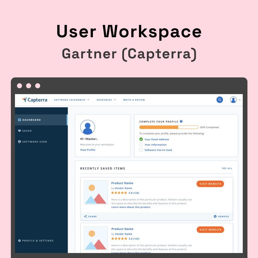 User Workspace (Capterra - 2019-20)