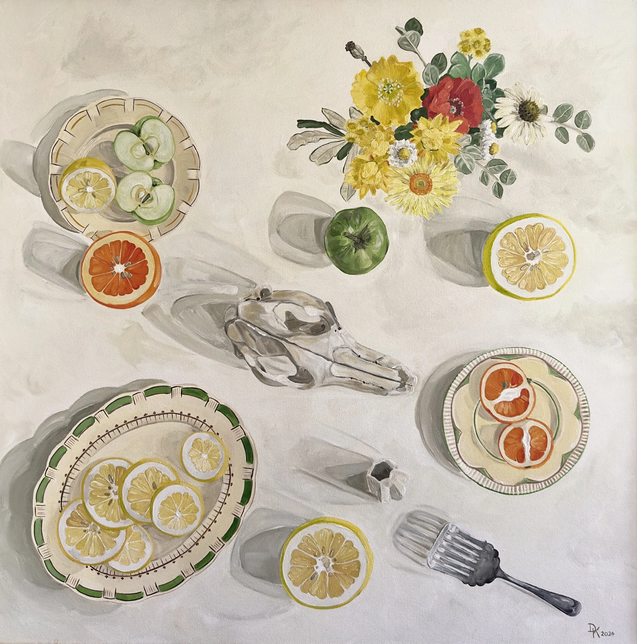 Kangaroo Skull With Late December Harvest