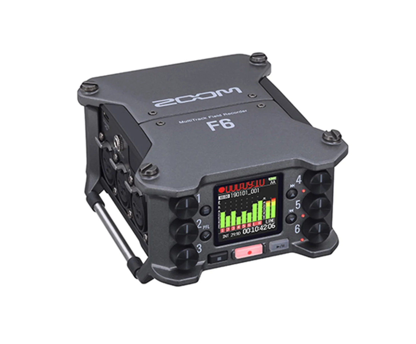 Zoom F6 field audio recorder / recording (wireless control)