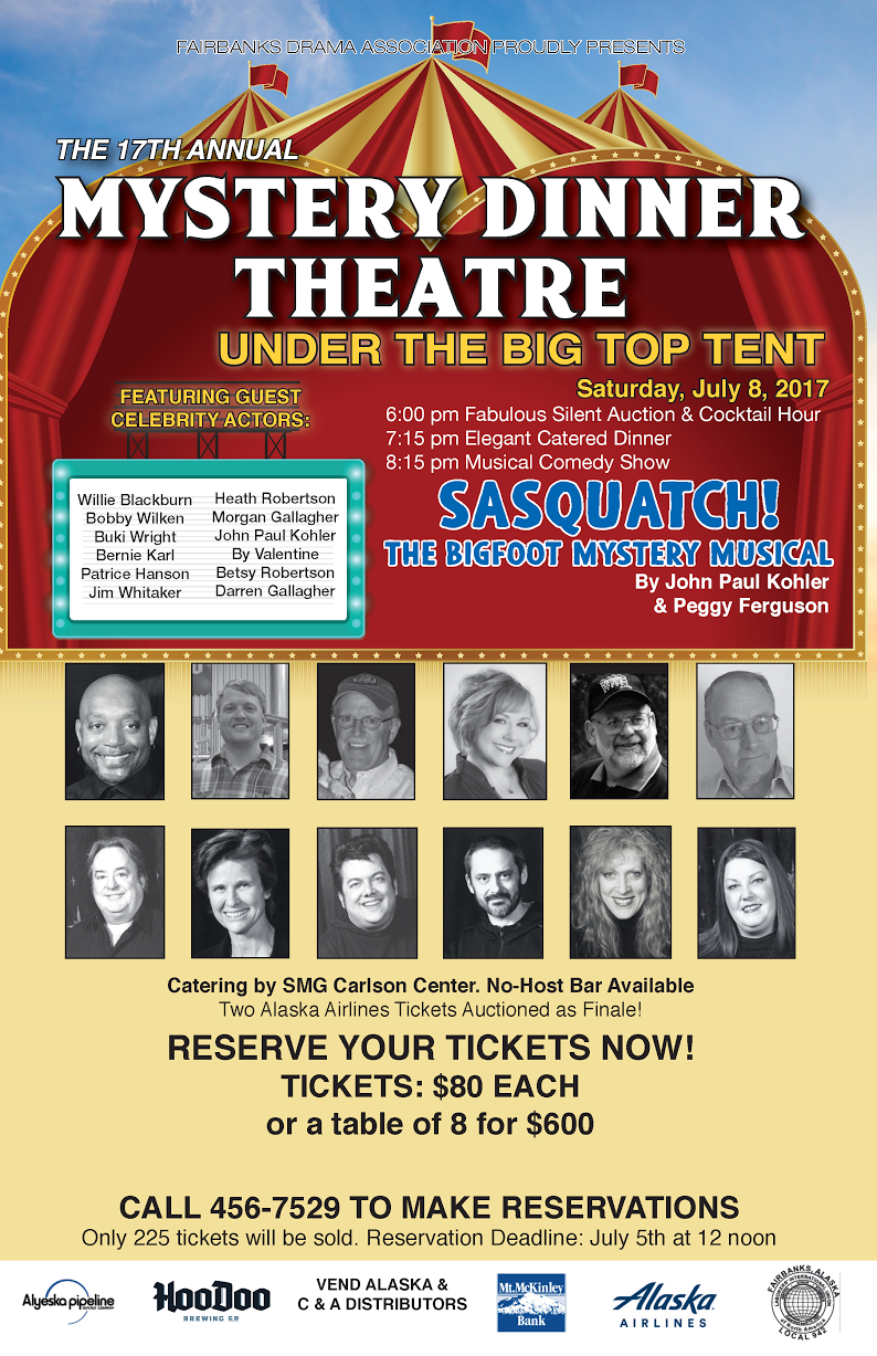 2017 Mystery Dinner Theatre Poster