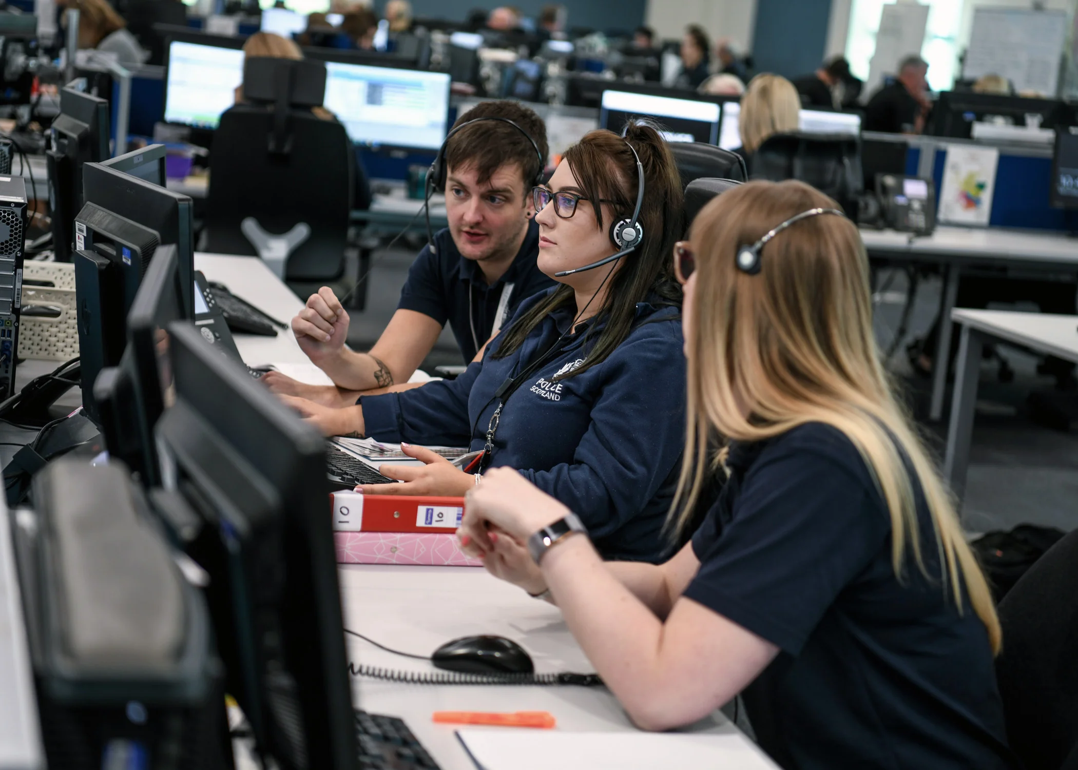 Police Scotland’s control room staff are a vital part of the force’s delivery of services to the public.