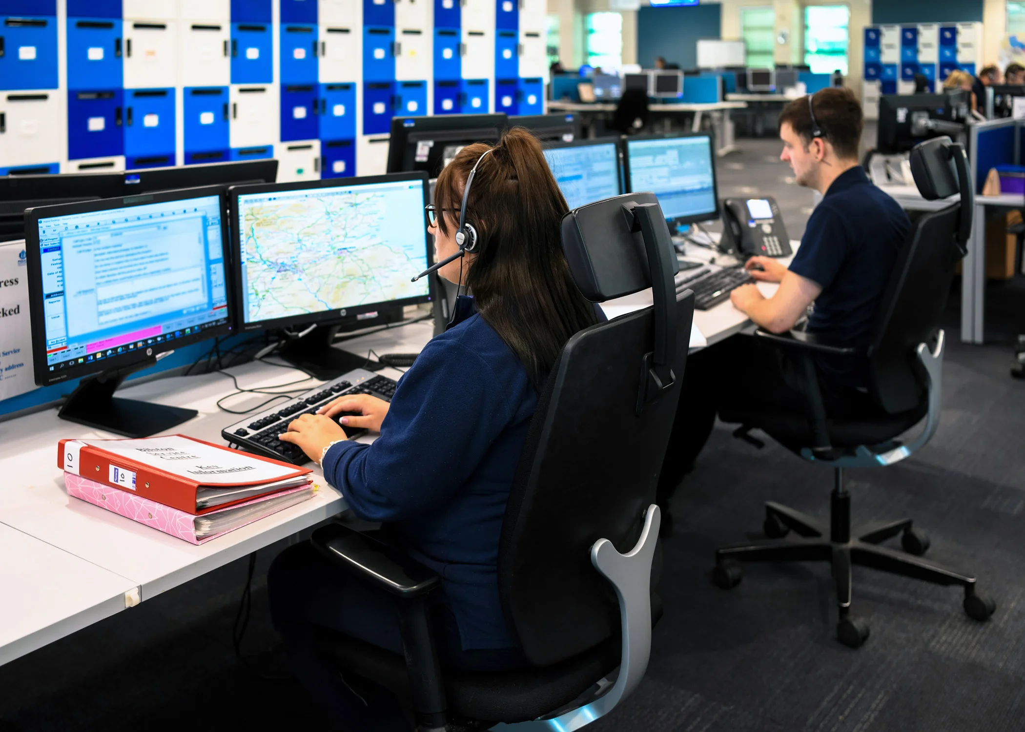 Call handlers working for Police Scotland, one of the many emergency services organisations supporting the 2019 APD Control Room Awards.