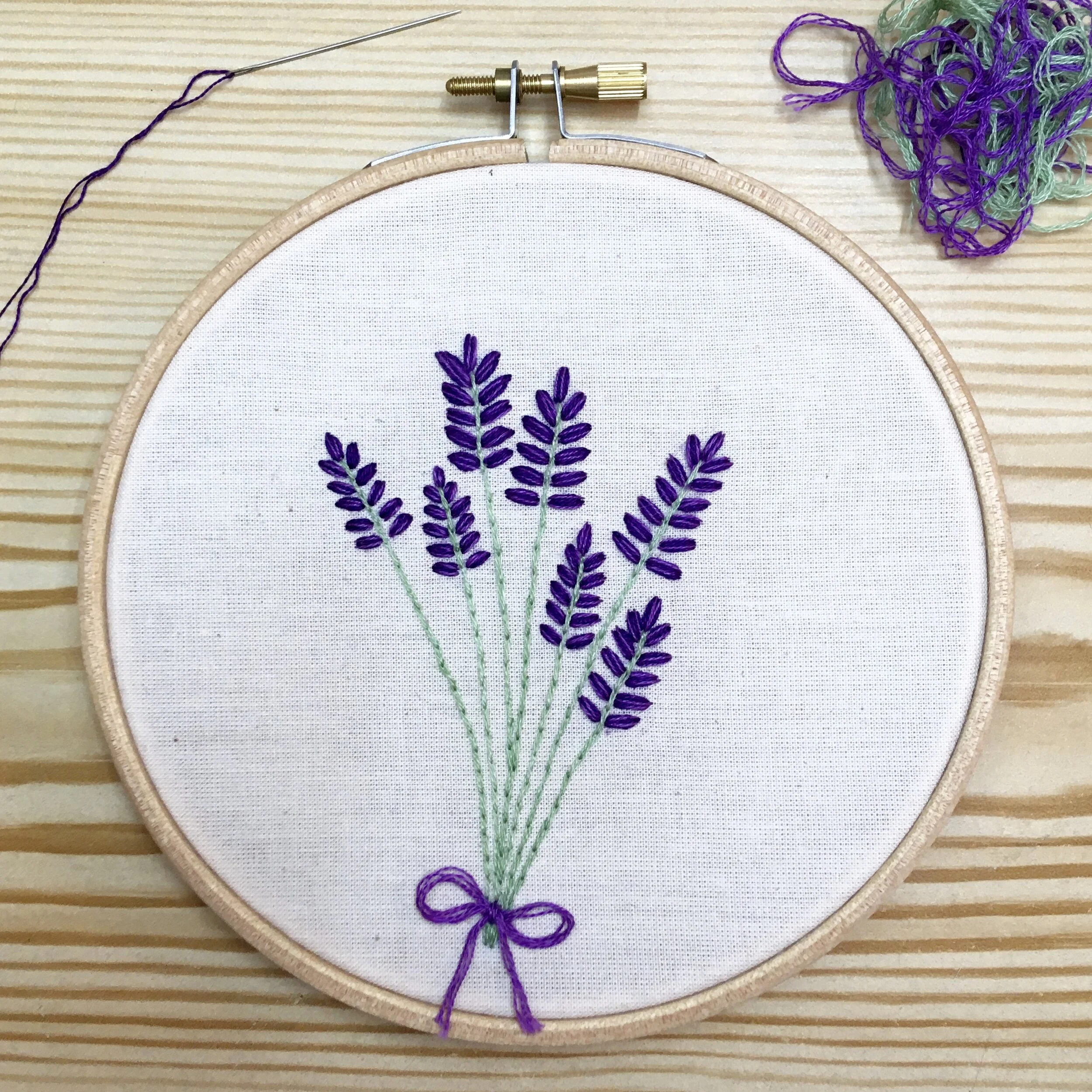 July 2021 Lavender Embroidery Pattern Embellished Elephant July 2021 Lavender Embroidery Pattern Embellished Elephant