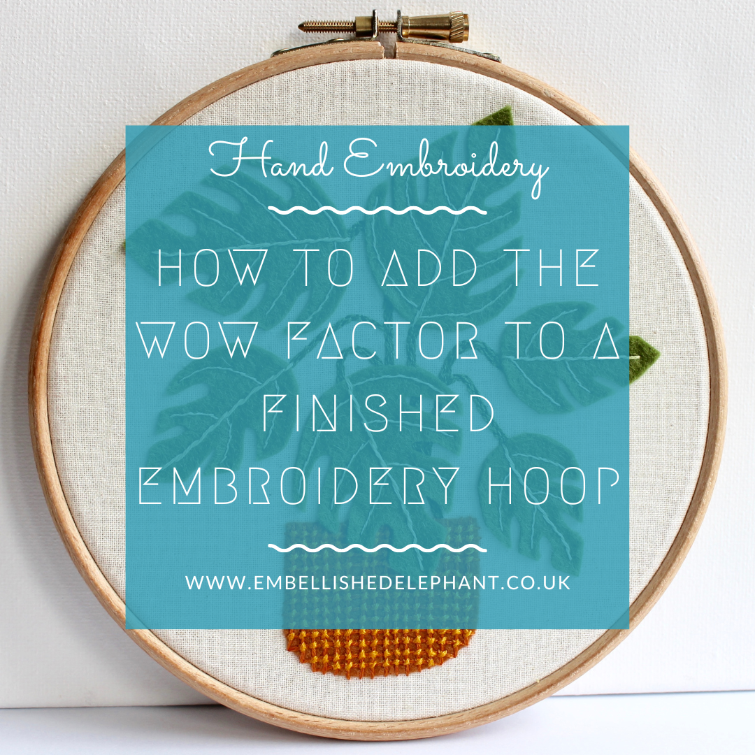 Embroidery How To: washing water soluble ink & finishing your project in  hoop 