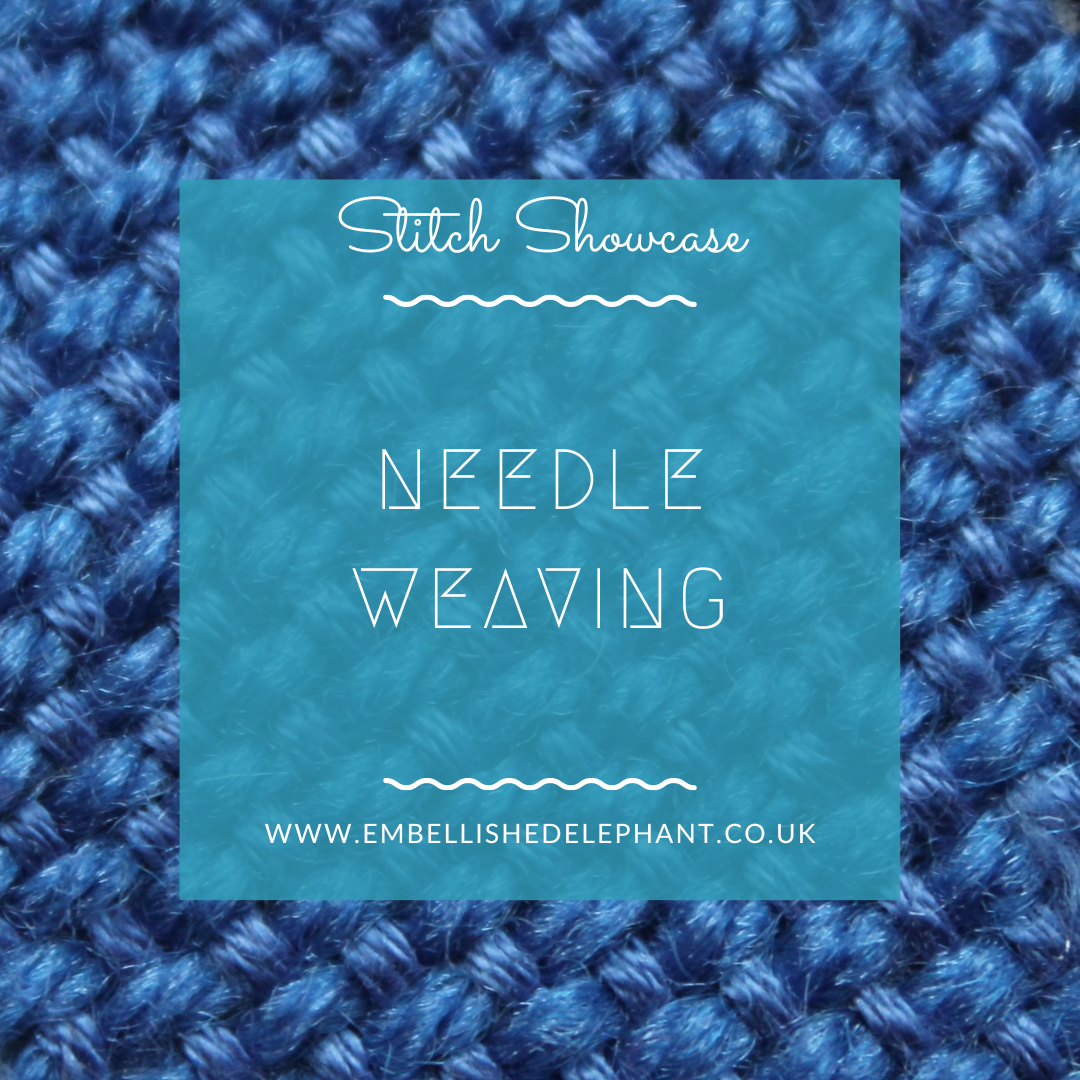Stitch Showcase: Needle Weaving — Embellished Elephant