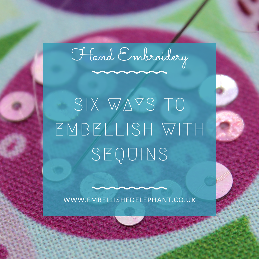 FIVE amazing stitches using beads for hand embroidery - add sparkle,  dimension & oppulence! 