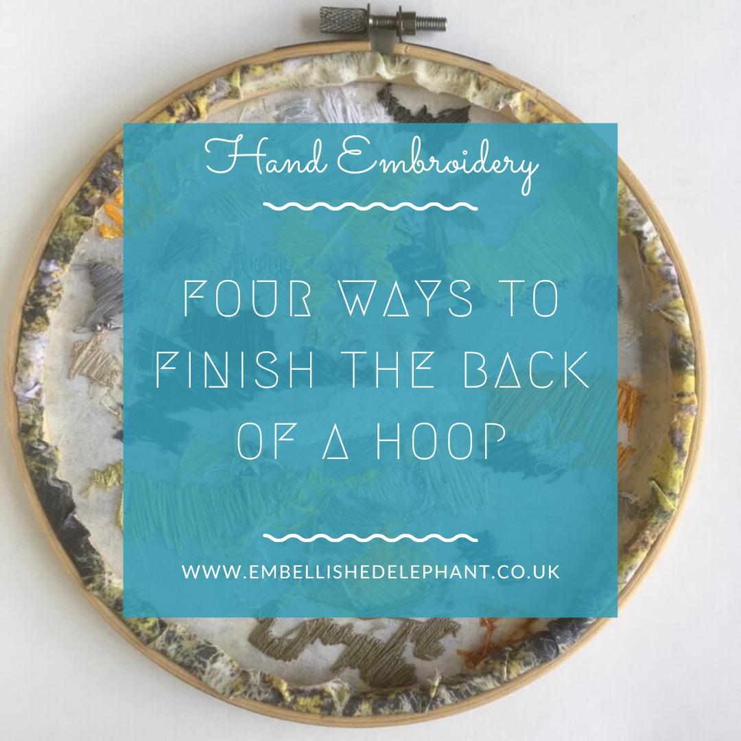 Improve Fabric Tension by Binding Your Embroidery Hoop – Snuggly