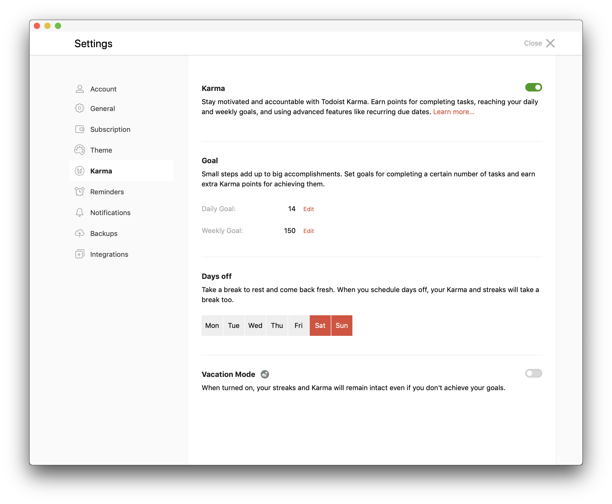 Todoist Karma Turn OFf.png