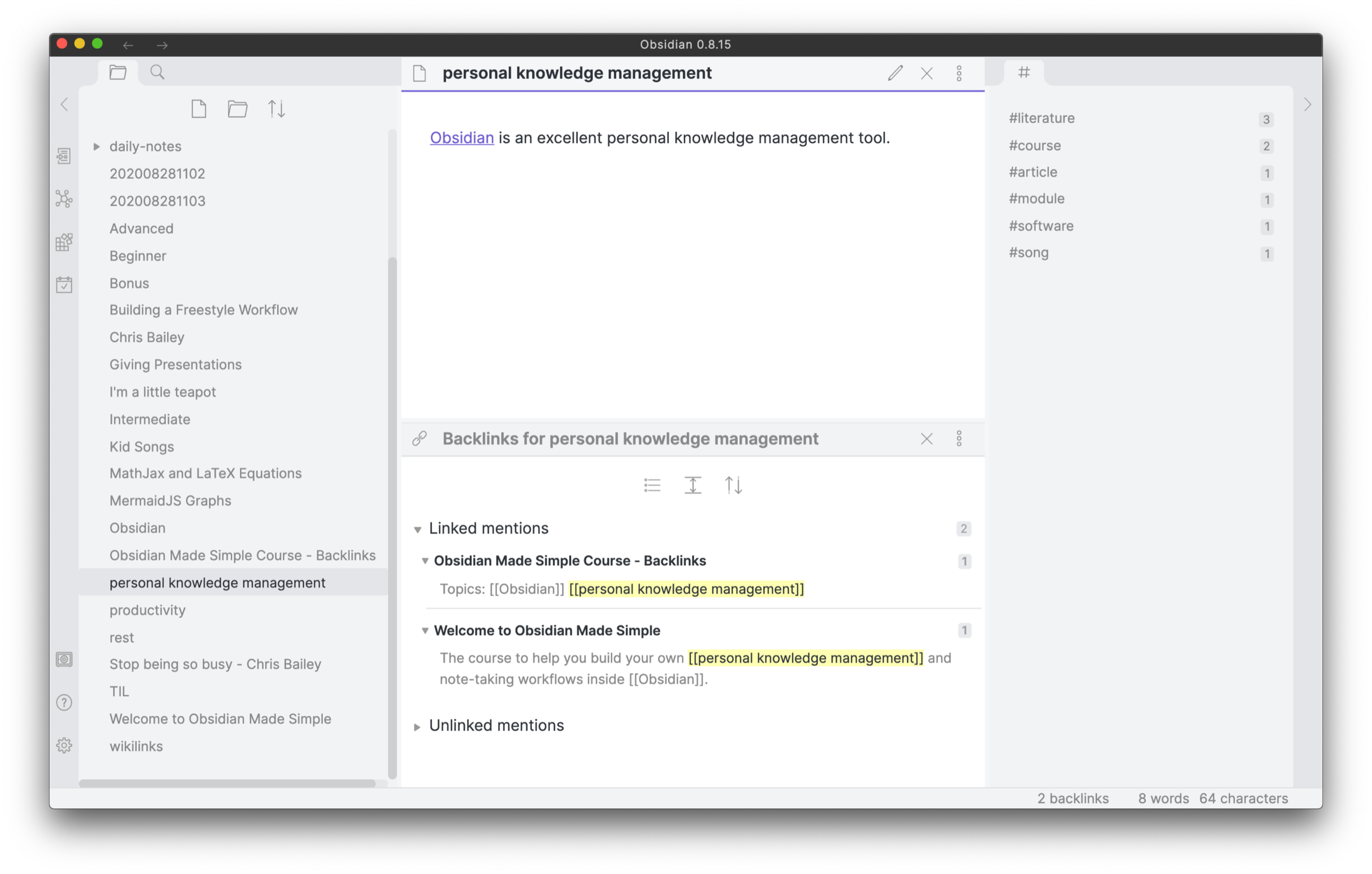 Personal Knowledge Management Obsidian.png