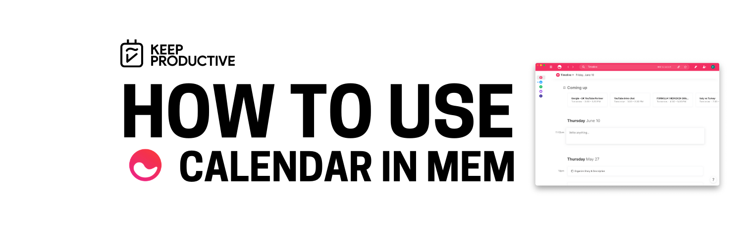How to Manage Calendar Flows in Mem